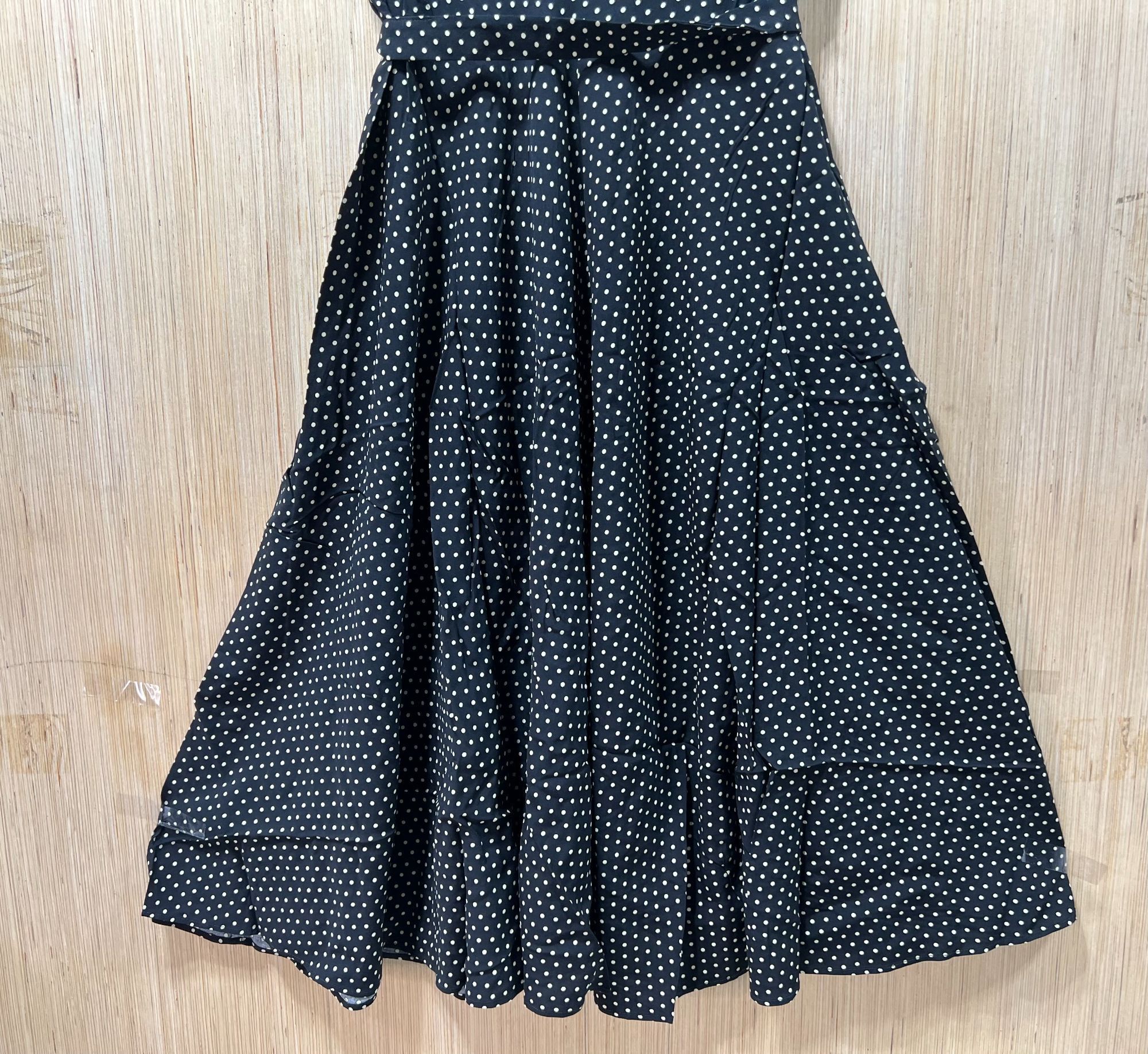 Chaps Chaps- Women's Casual Bohemian Midi Dress V-Neck With Wavy S Size M / US 6-8 / IT 42-44 - 24 Thumbnail