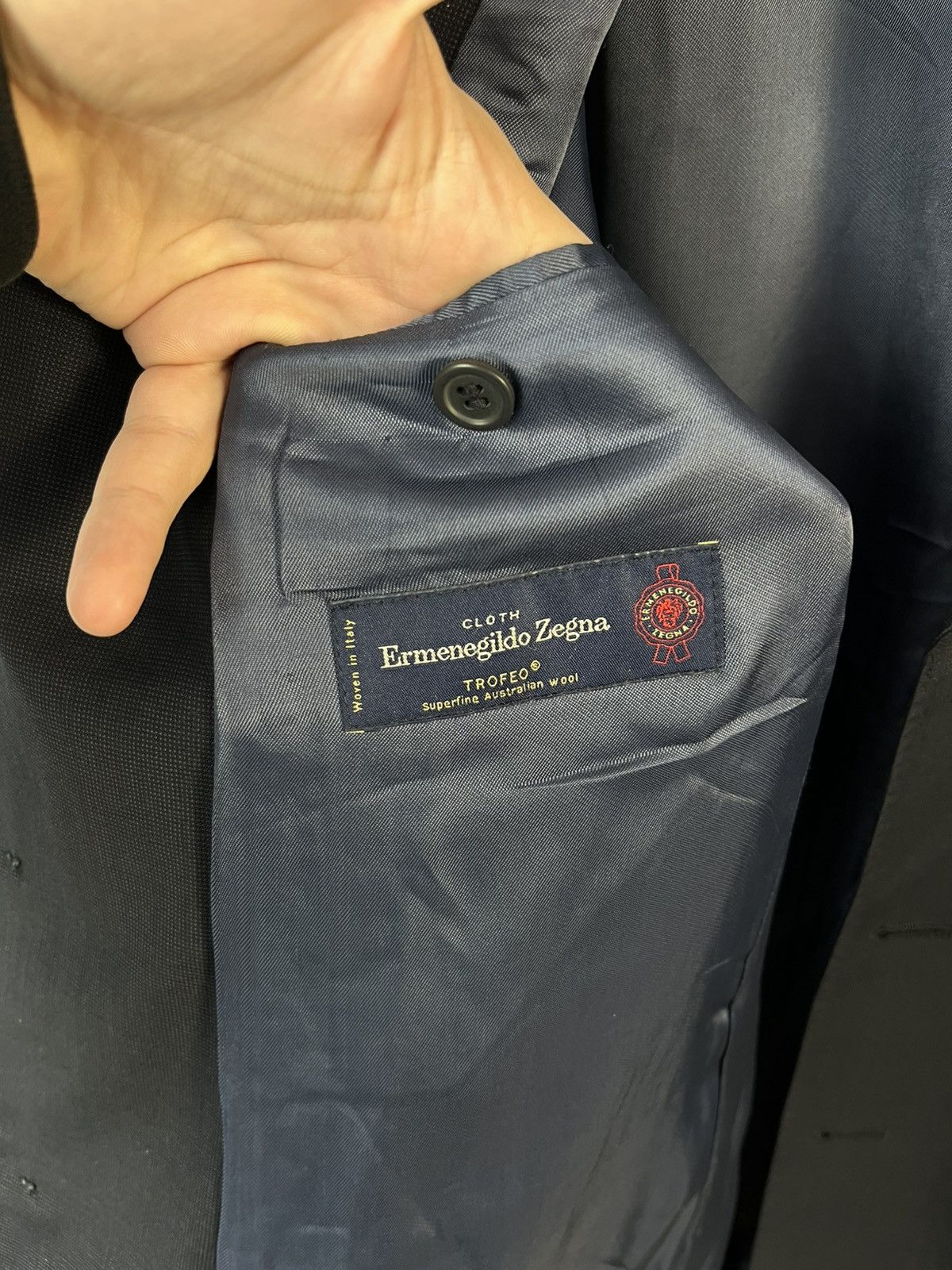 Ermenegildo Zegna × Vintage Ermenegildo Zegna Luxury Classic Wool Blazer Jacket Size 40R - 7 Thumbnail
