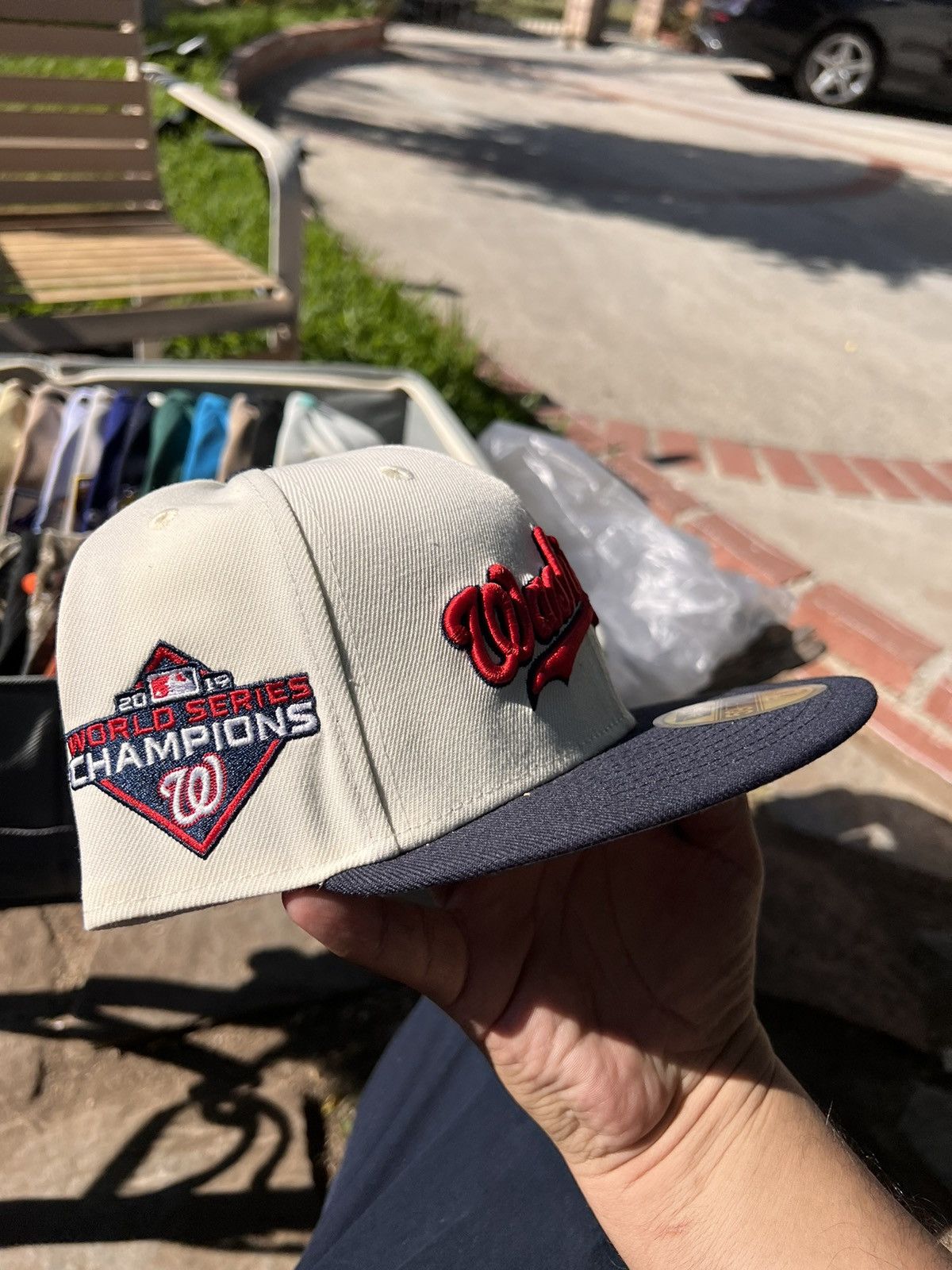 Hat Club × New Era Washington Nationals Script 2019 World Series Patch 7 5/8 Size ONE SIZE - 2 Thumbnail
