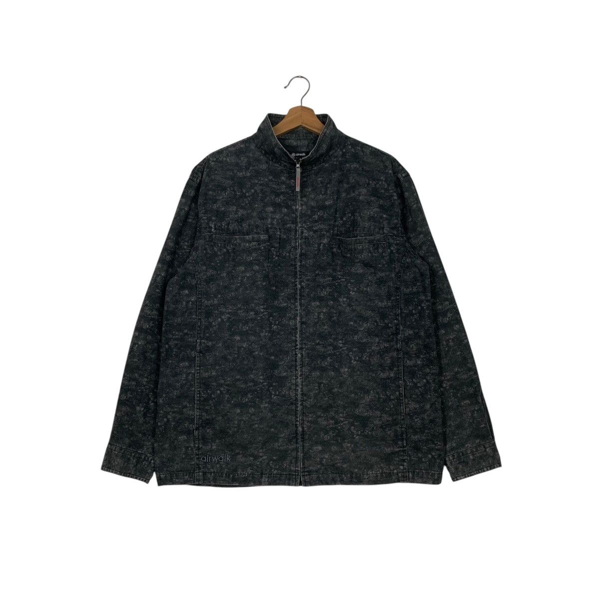 Airwalk AIRWALK Turtleneck 4 Pocket Acid Wash Jacket #2515-C114 Size US L / EU 52-54 / 3 - 1 Thumbnail