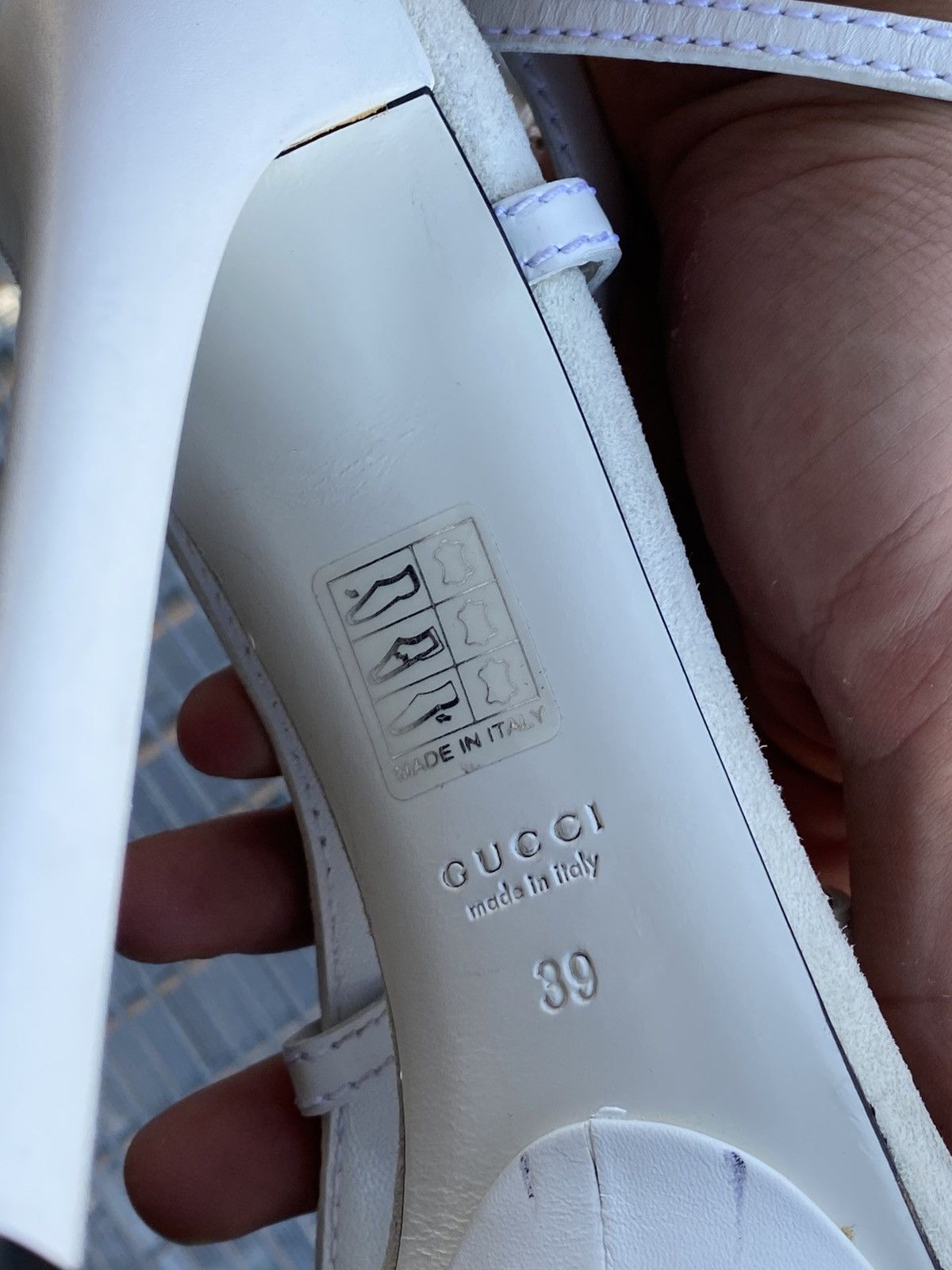 Gucci Gucci Leather Heel Sandals Size US 9 / IT 39 - 16 Thumbnail