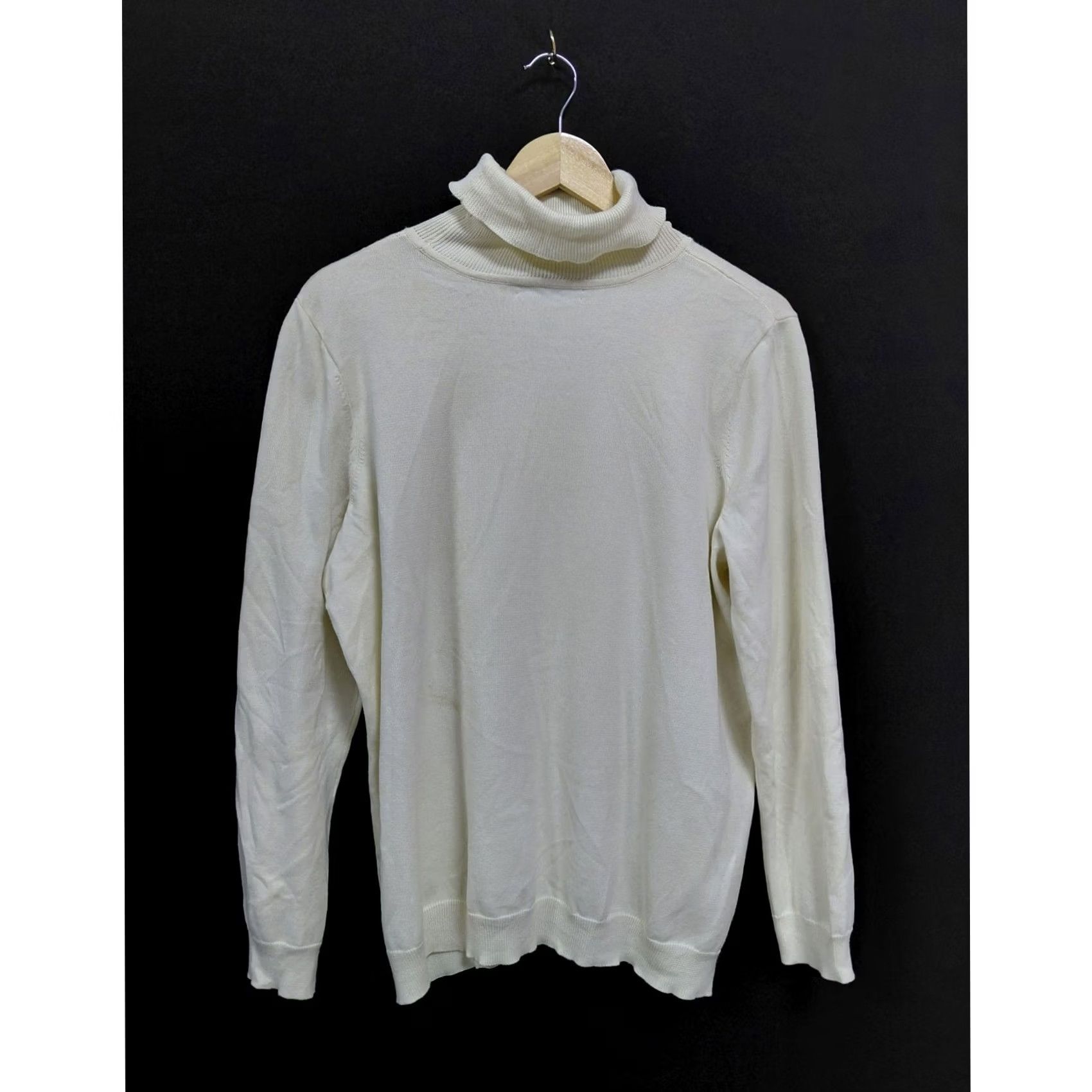 Ralph Lauren Lauren Ralph Lauren 100% Cotton Turtleneck Sweater White Knit Men Size Big 1X Long Sleeve Knit Pullover Mens Size US XL / EU 56 / 4 - 2 Thumbnail