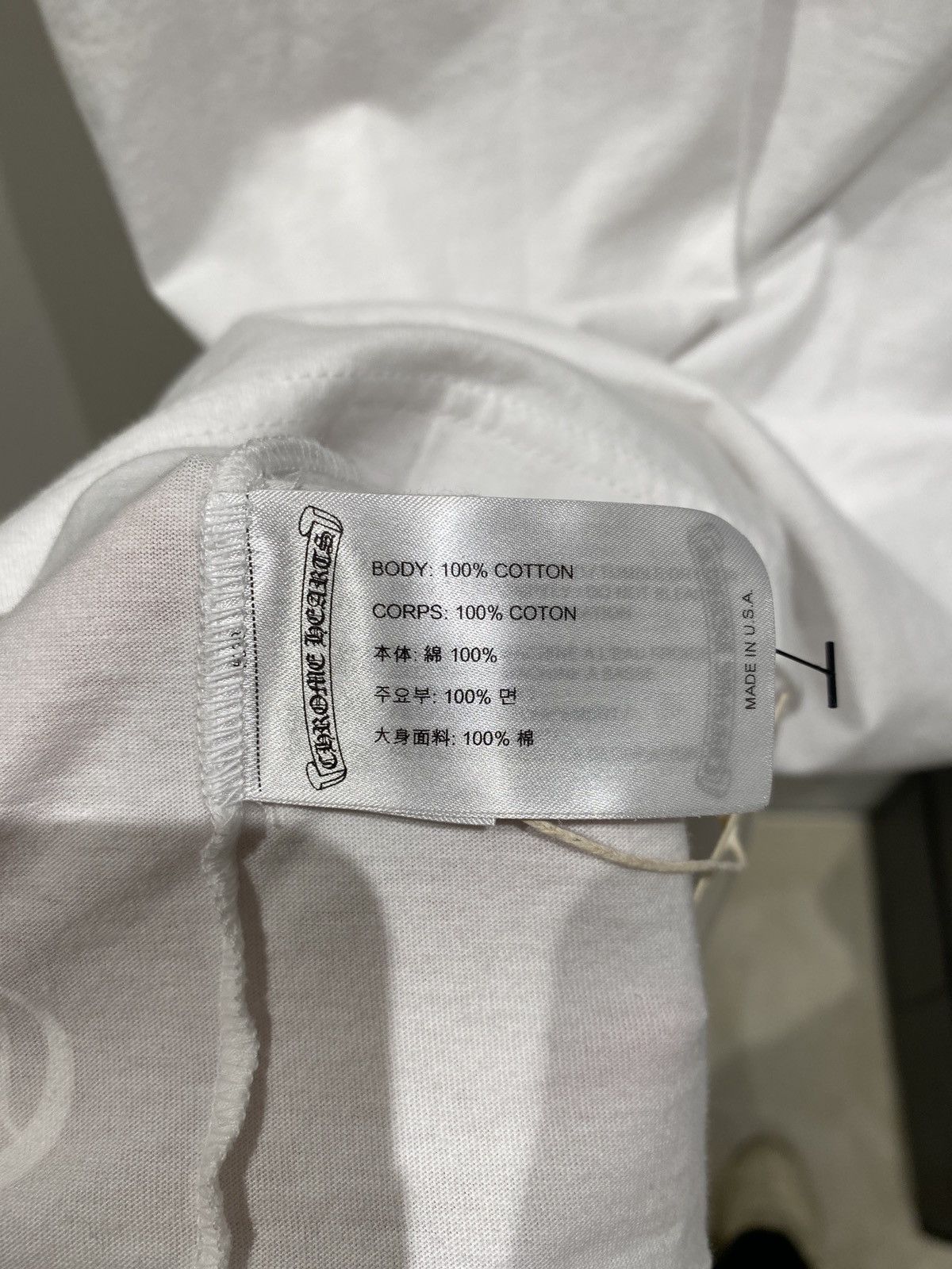 Chrome Hearts Chrome Hearts Purple Neck Script Logo Long Sleeve Tee Size US L / EU 52-54 / 3 - 3 Thumbnail