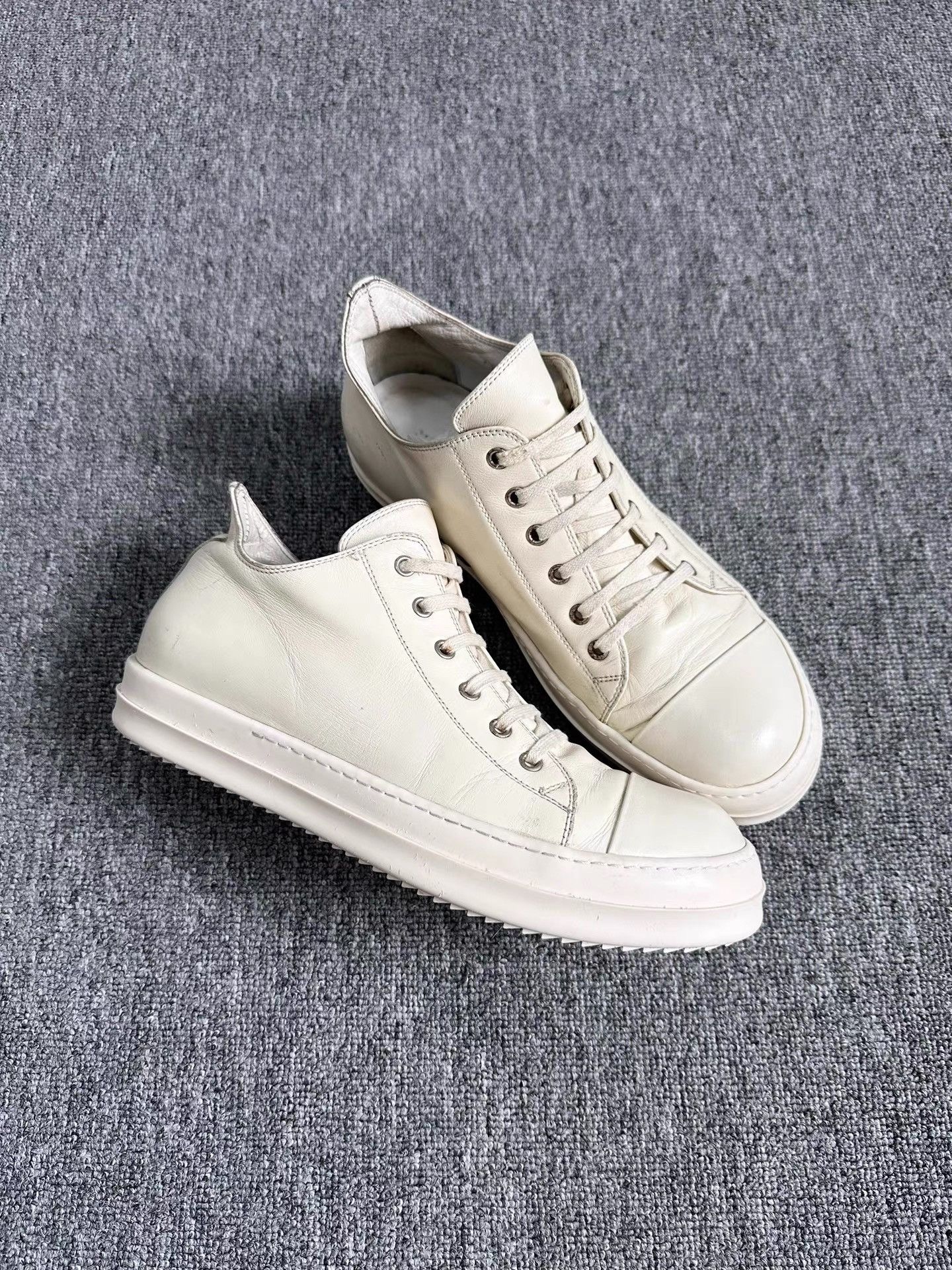 Rick Owens Rick Owens Mainline Leather Big Converse K34 Size US 10.5 / EU 43-44 - 2 Thumbnail