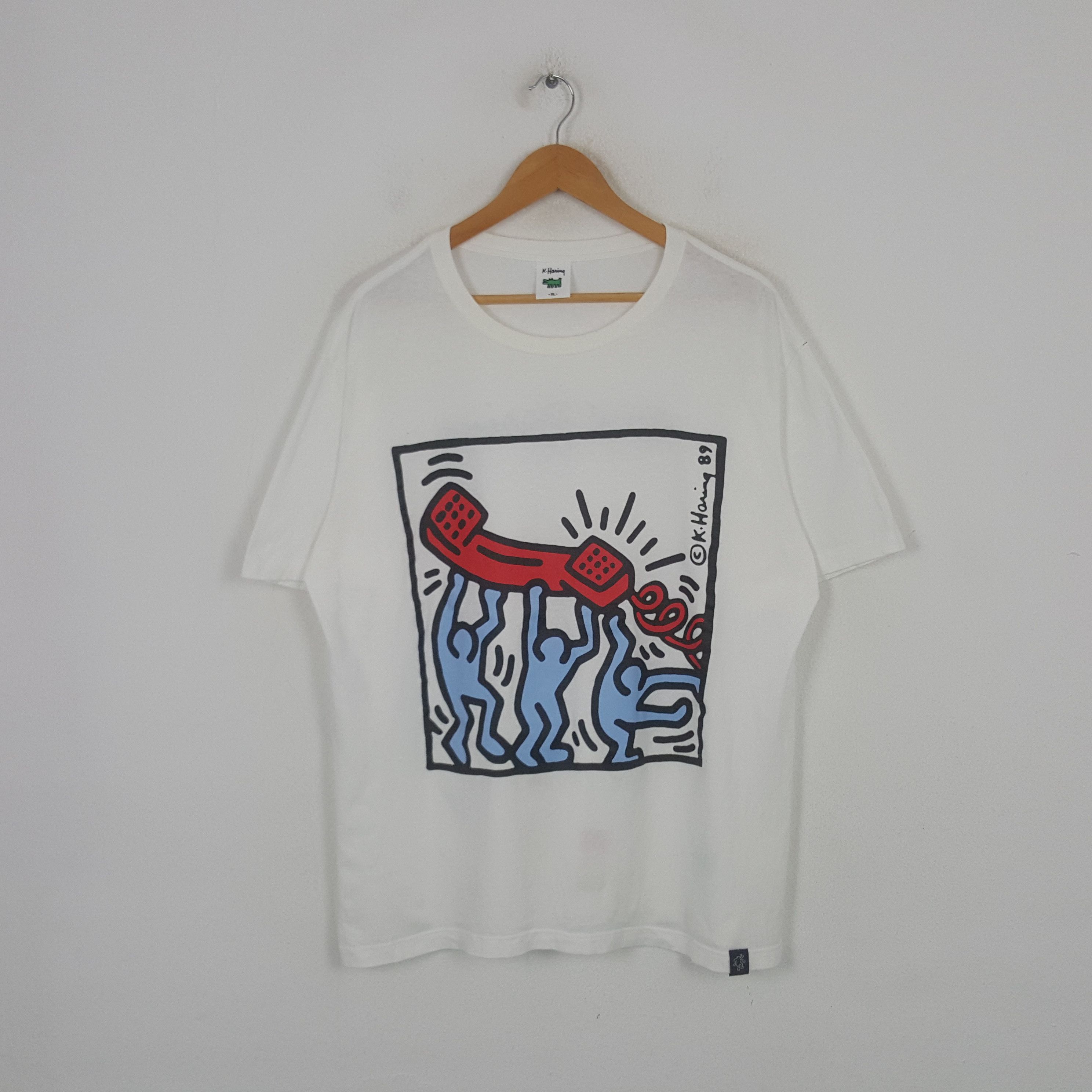 Keith Haring Vintage Keith Haring x UT Japanese Tshirt C294N78 Size US L / EU 52-54 / 3 - 2 Thumbnail