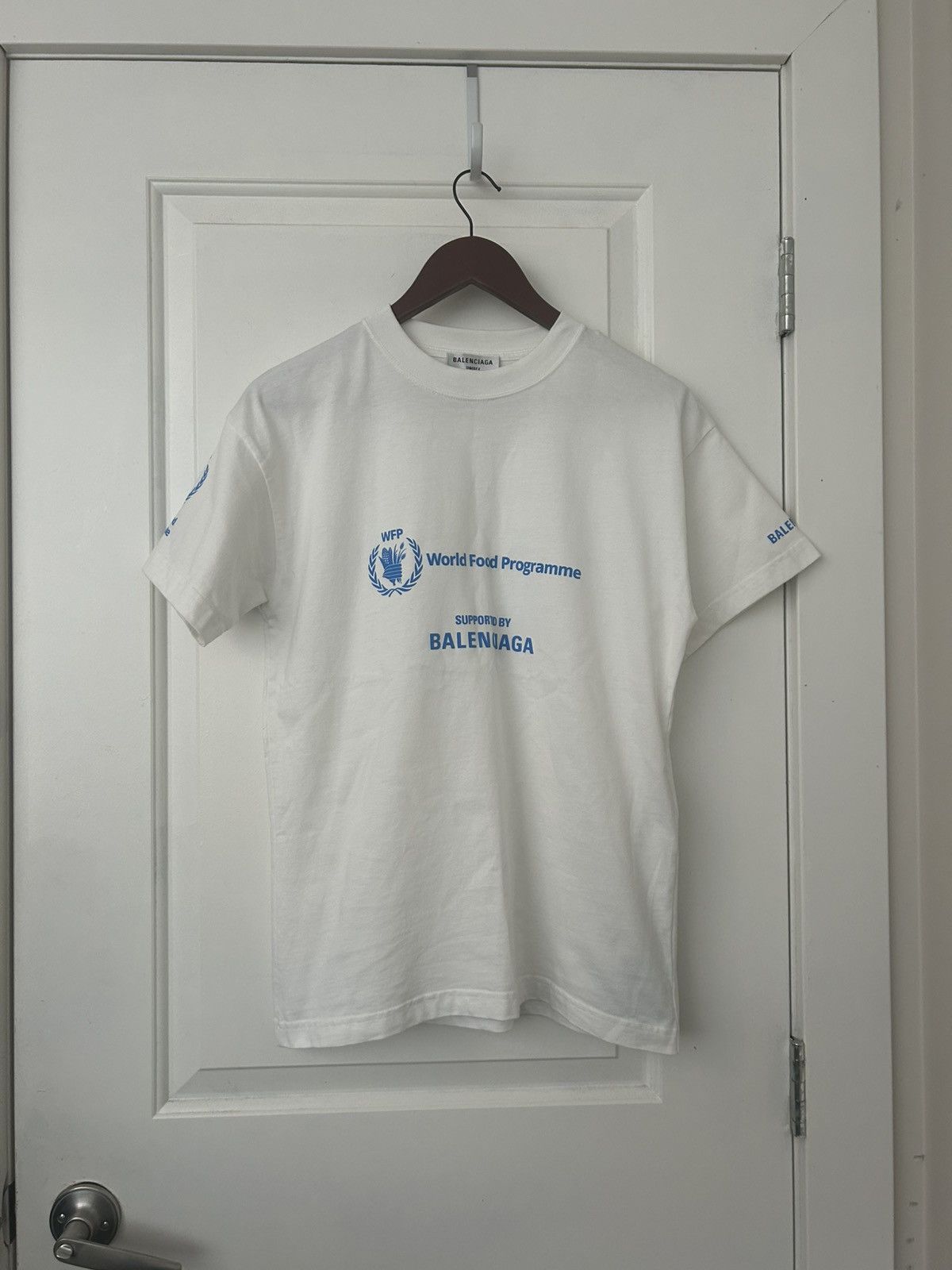 balenciaga WFP world food programme t shirt