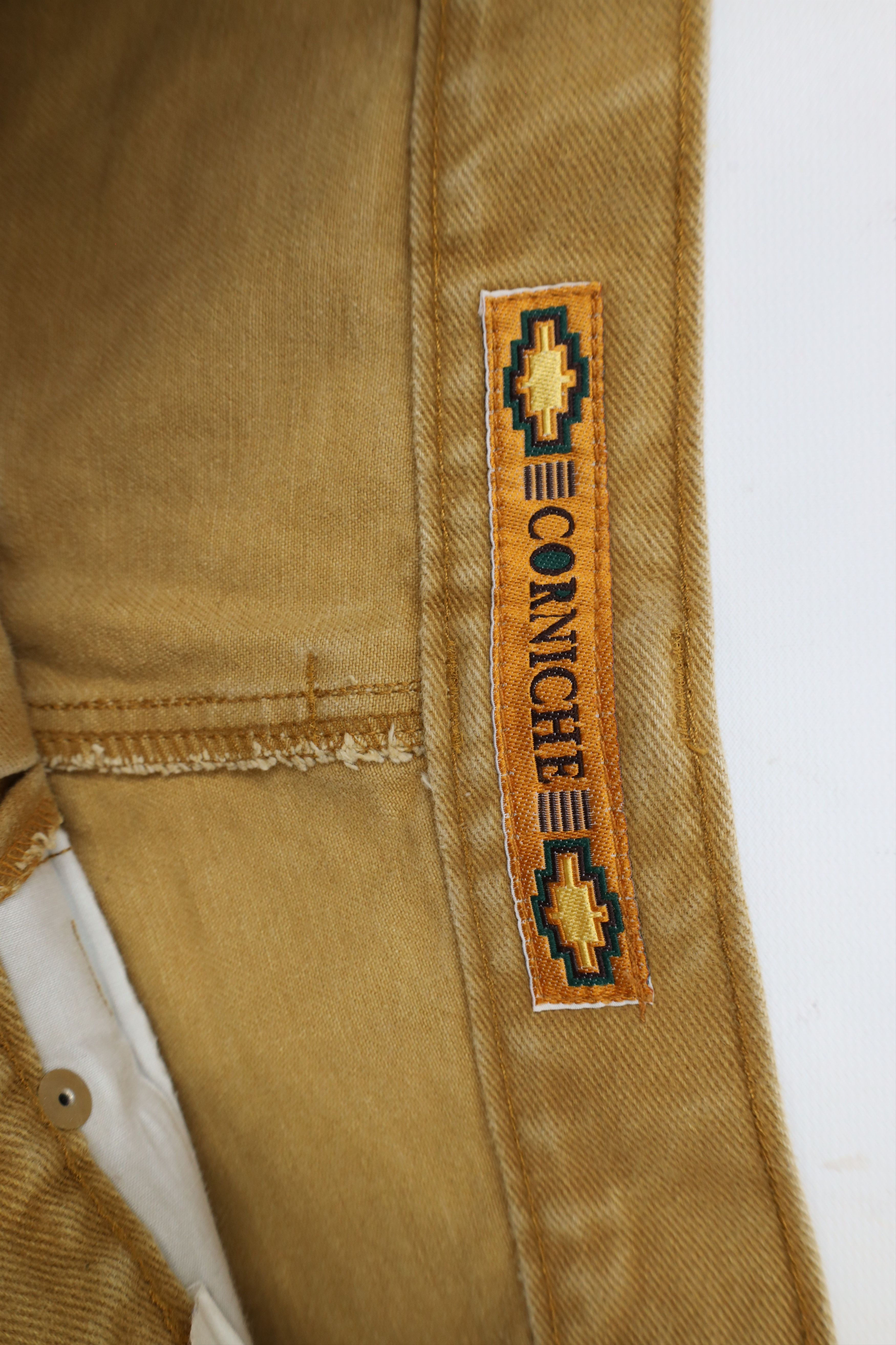 Vintage Vintage 90s Streetwear Baggy Fit Cargo Jeans Beige Cotton Size US 32 / EU 48 - 8 Thumbnail