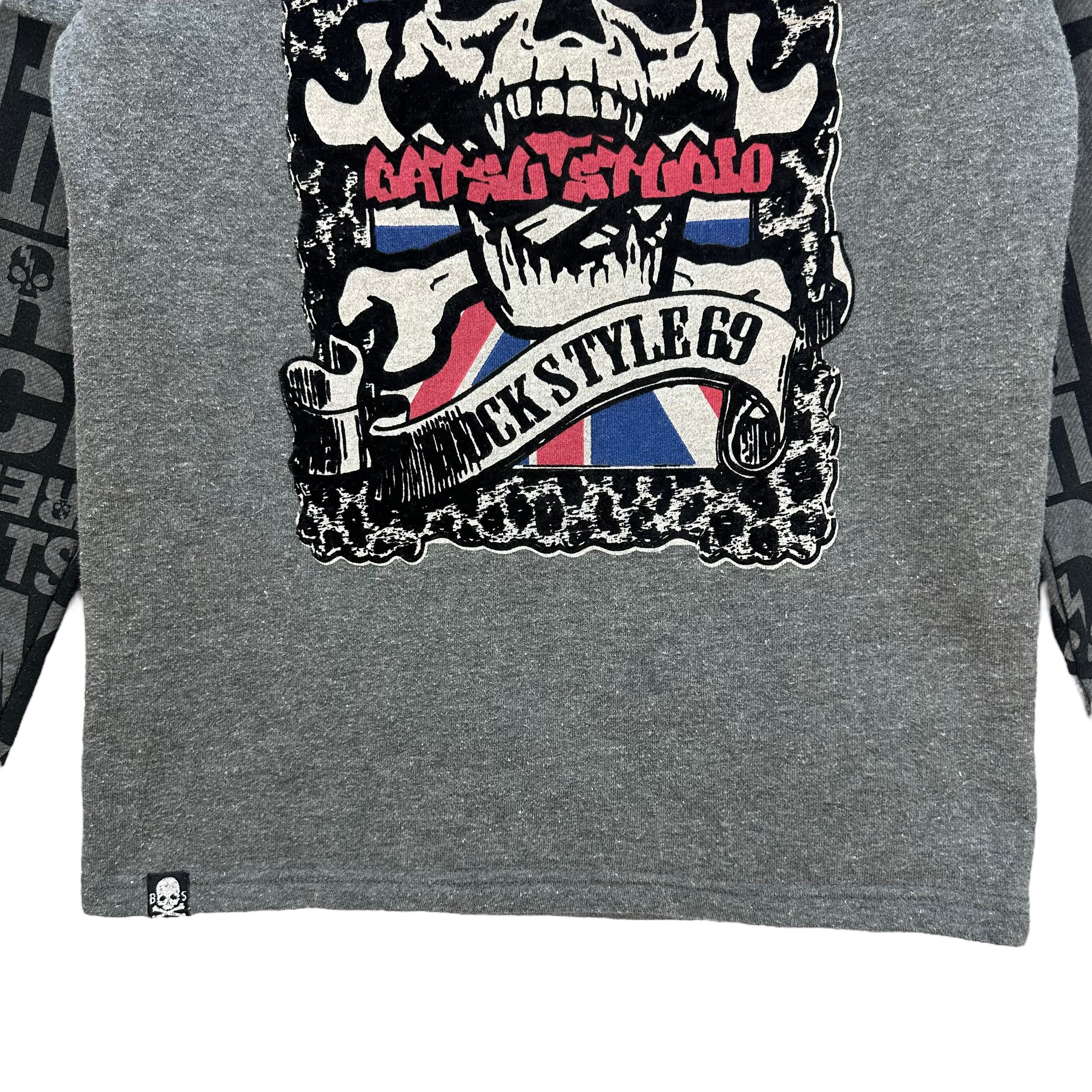 Japanese Brand BATSU STUDIO ROCK STYLE 69 LONG SLEEVE SHIRT #8050-198 Size US S / EU 44-46 / 1 - 4 Thumbnail