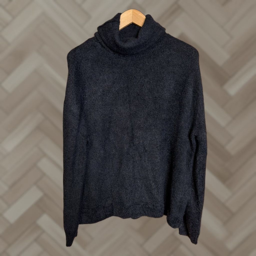 Vintage Vila Black Turtleneck Sweater Medium Womens Size M / US 6-8 / IT 42-44 - 1 Thumbnail