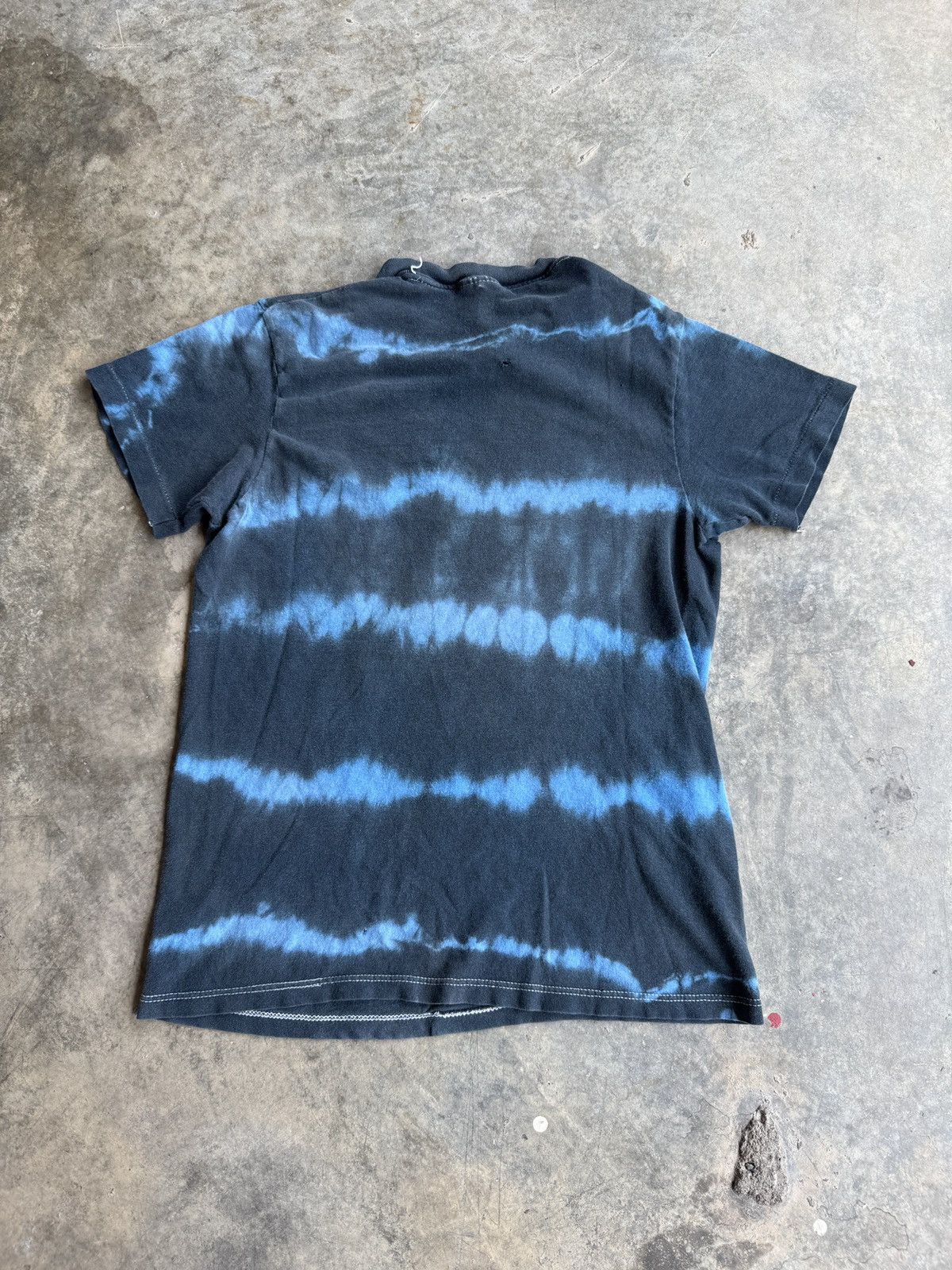 Vintage *RARE* VINTAGE 80s 1988 METAL ON THE BRAIN SKULL TIE DYE TEE Size US S / EU 44-46 / 1 - 8 Thumbnail