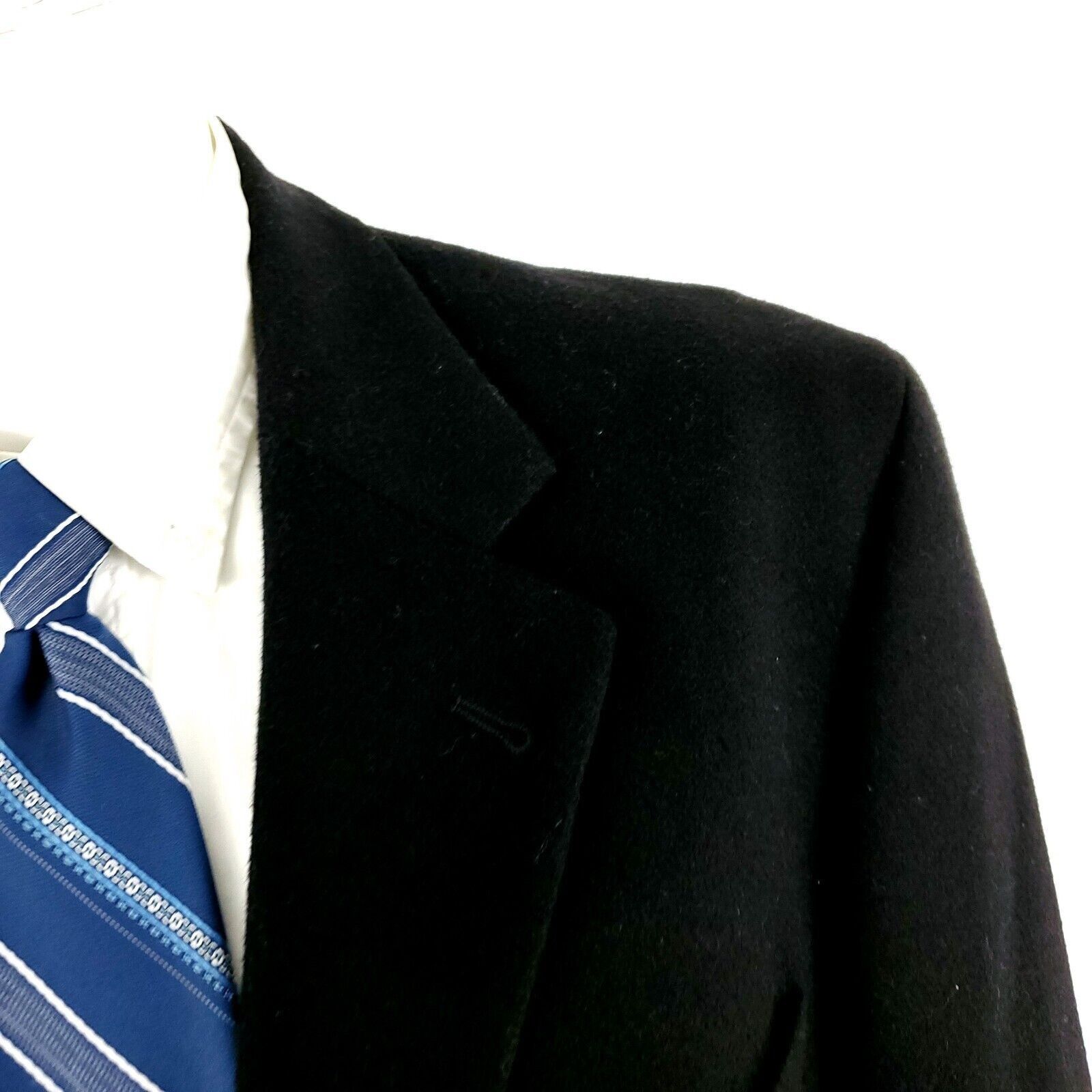 Oscar De La Renta Oscar De La Renta Wool Cashmere Nylon 3 Button Sport Coat 42 Size 42R - 2 Thumbnail