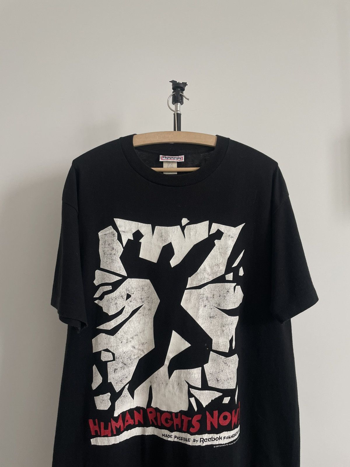 Band Tees Vintage Reebok Human Rights Now 1988 World Tour RARE Size US L / EU 52-54 / 3 - 3 Thumbnail