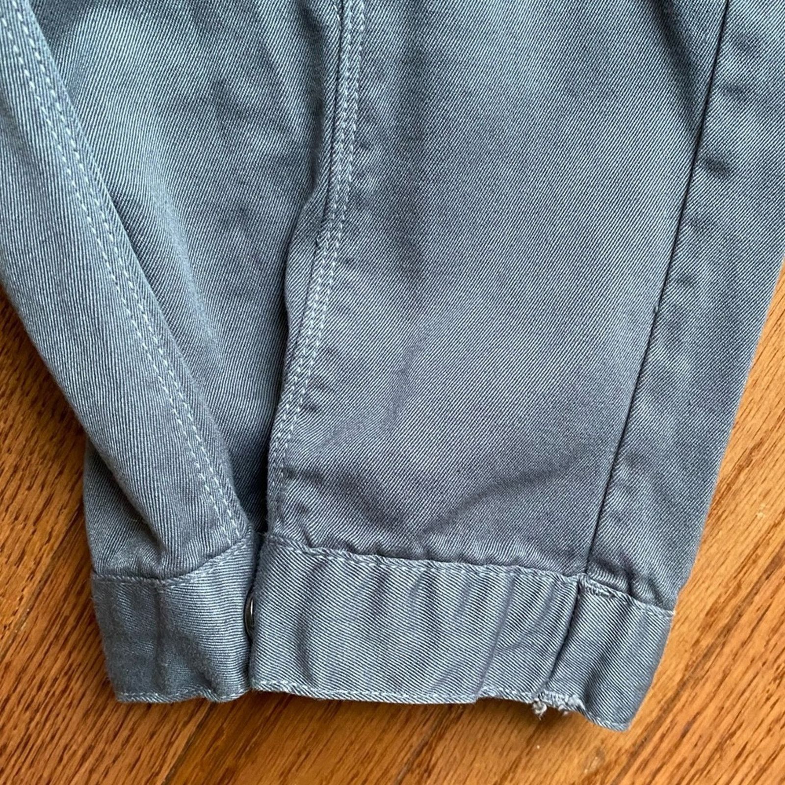 Marithe + Francois Girbaud GIRBAUD Gray Pleated Cotton 80s Snap Ankle Pant 5/6 27” Size 27" / US 4 / IT 40 - 3 Thumbnail