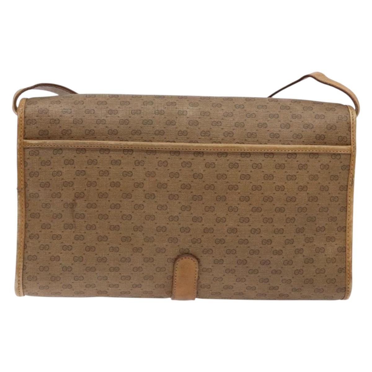 Gucci GUCCI Micro GG Supreme Shoulder Bag Pvc Beige Gold Size ONE SIZE - 3 Thumbnail