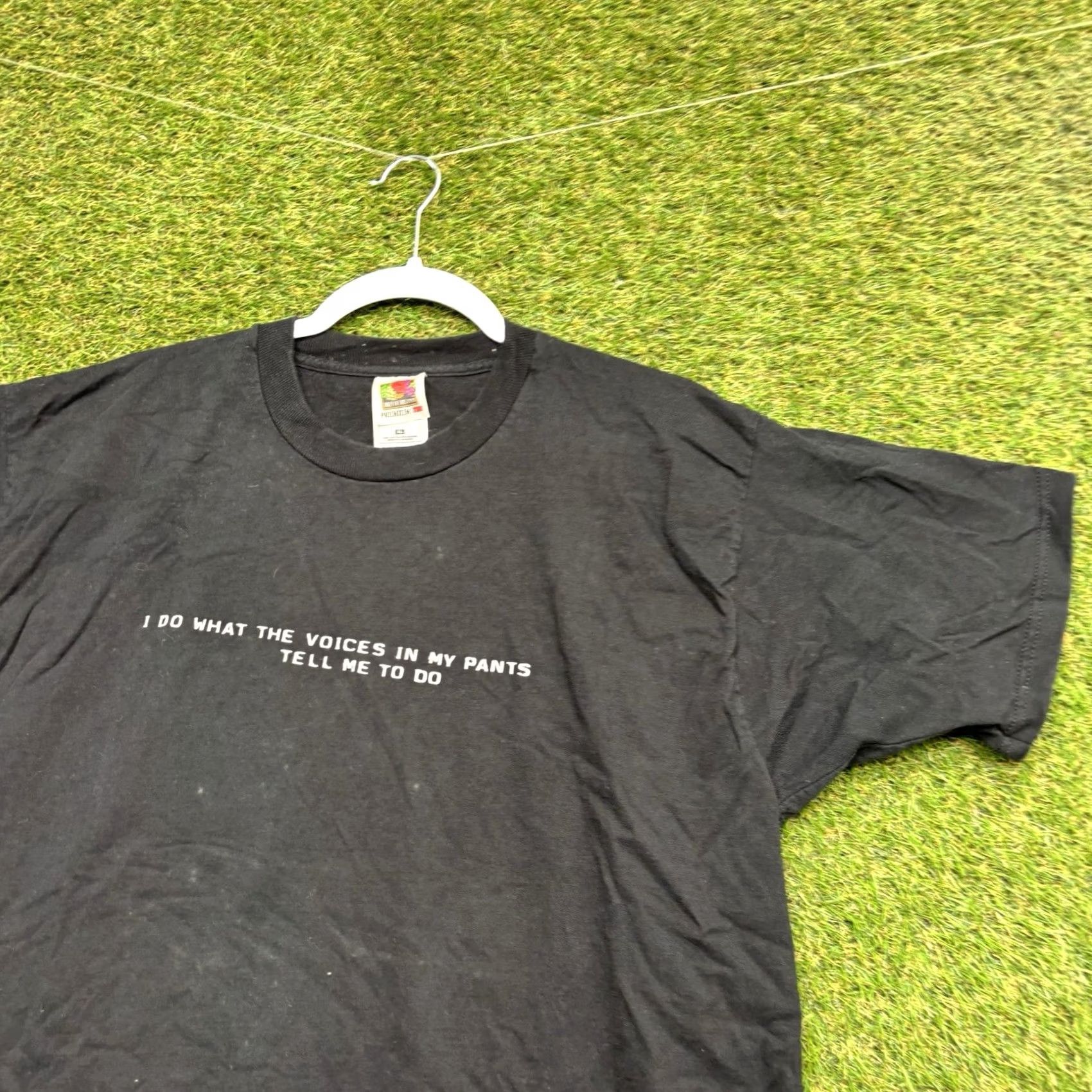 Vintage VINTAGE BALZOUT Shirt Mens XL "I do what the voices in my head tell me to" Funny Shirt Size US XL / EU 56 / 4 - 2 Thumbnail
