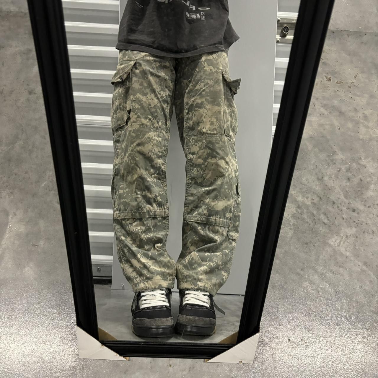 Japanese Brand × Vintage Crazy Vintage Y2K/2000s Military Army Camo Skater Cargo Pants! Size US 27 - 1 Thumbnail