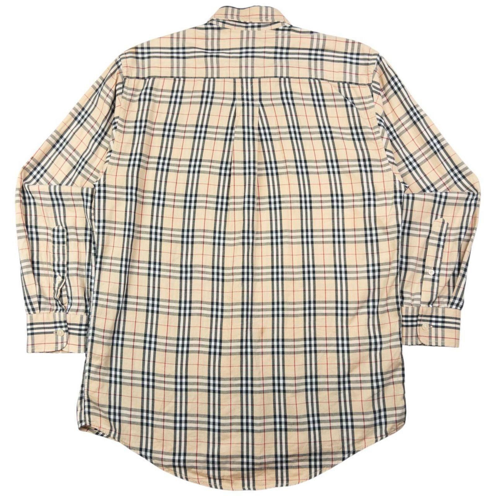 Burberry Vintage Burberry Nova Check Long Sleeve Button Up Shirt S Size US S / EU 44-46 / 1 - 2 Thumbnail