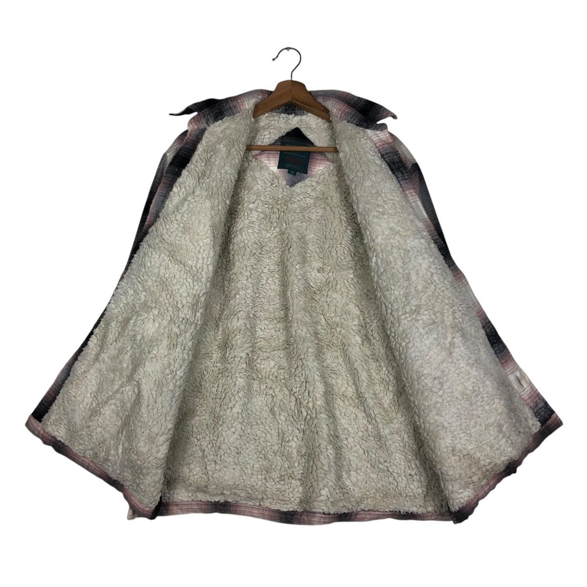 Japanese Brand 📌Vintage Chore Work Flannel Jacket Button Bayleaf Size US M / EU 48-50 / 2 - 14 Thumbnail