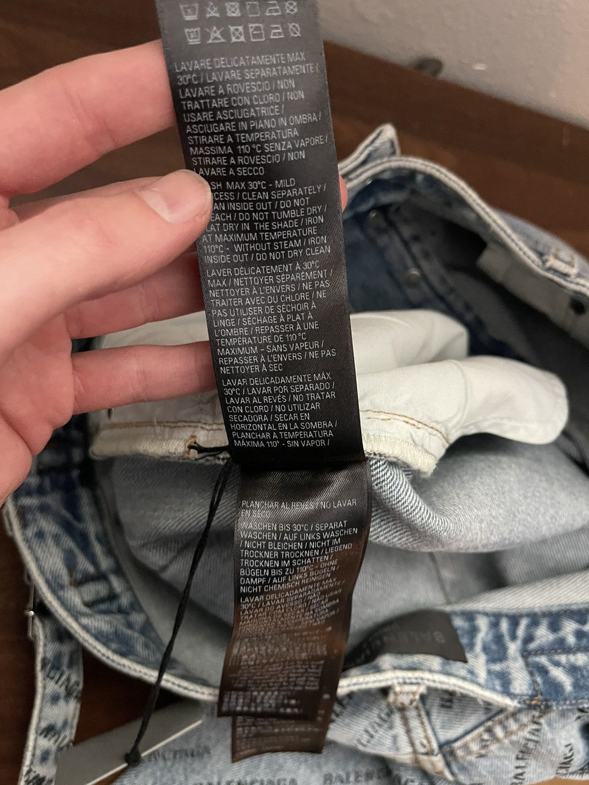 Balenciaga Balenciaga Stencil Print Jeans Size US 30 / EU 46 - 5 Thumbnail