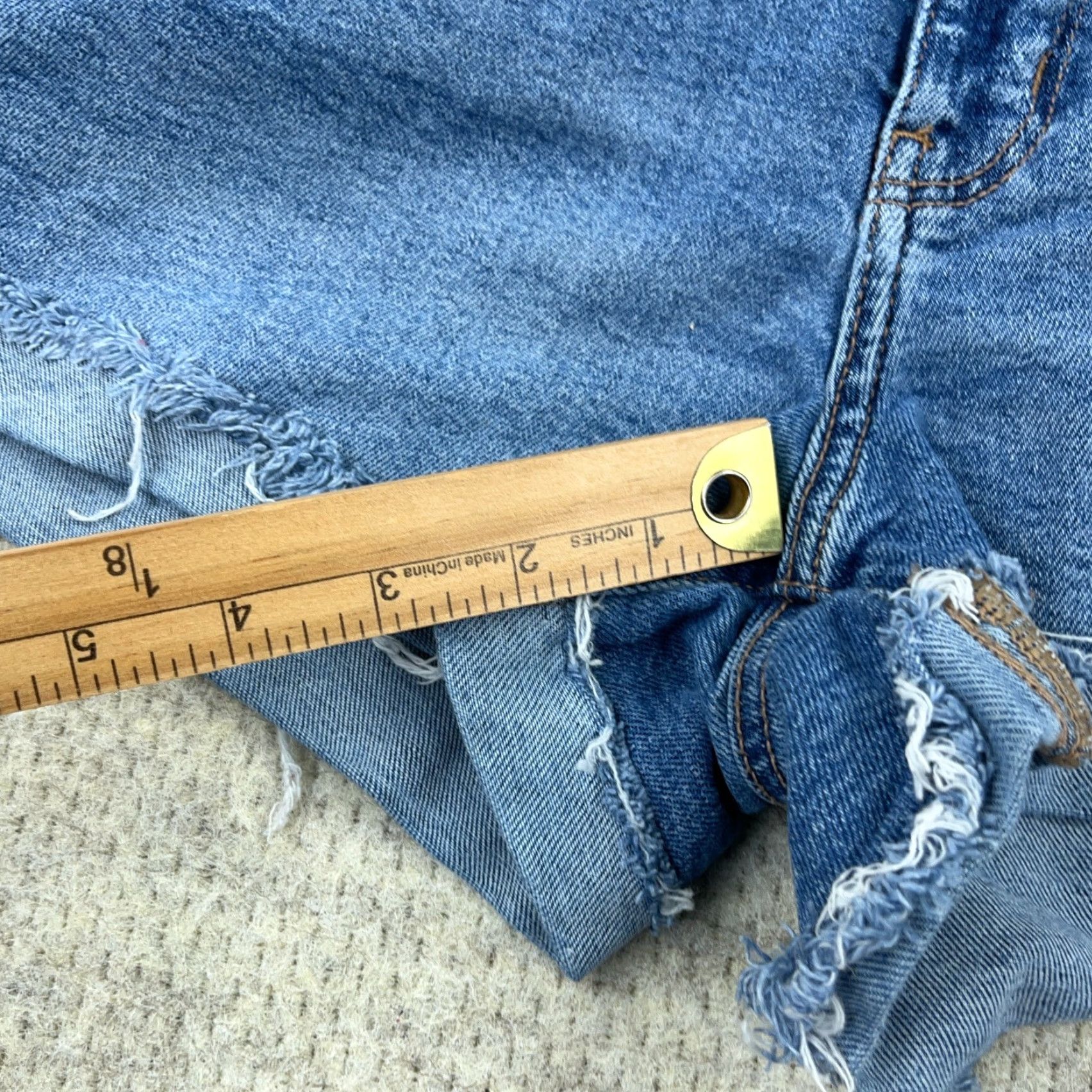 American Eagle Outfitters American Eagle Outfitters Mom Shorts Women 6 Denim Light Blue Cargo Baggy 5-Pocket Stretch Cuffed Size 28" / US 6 / IT 42 - 7 Thumbnail