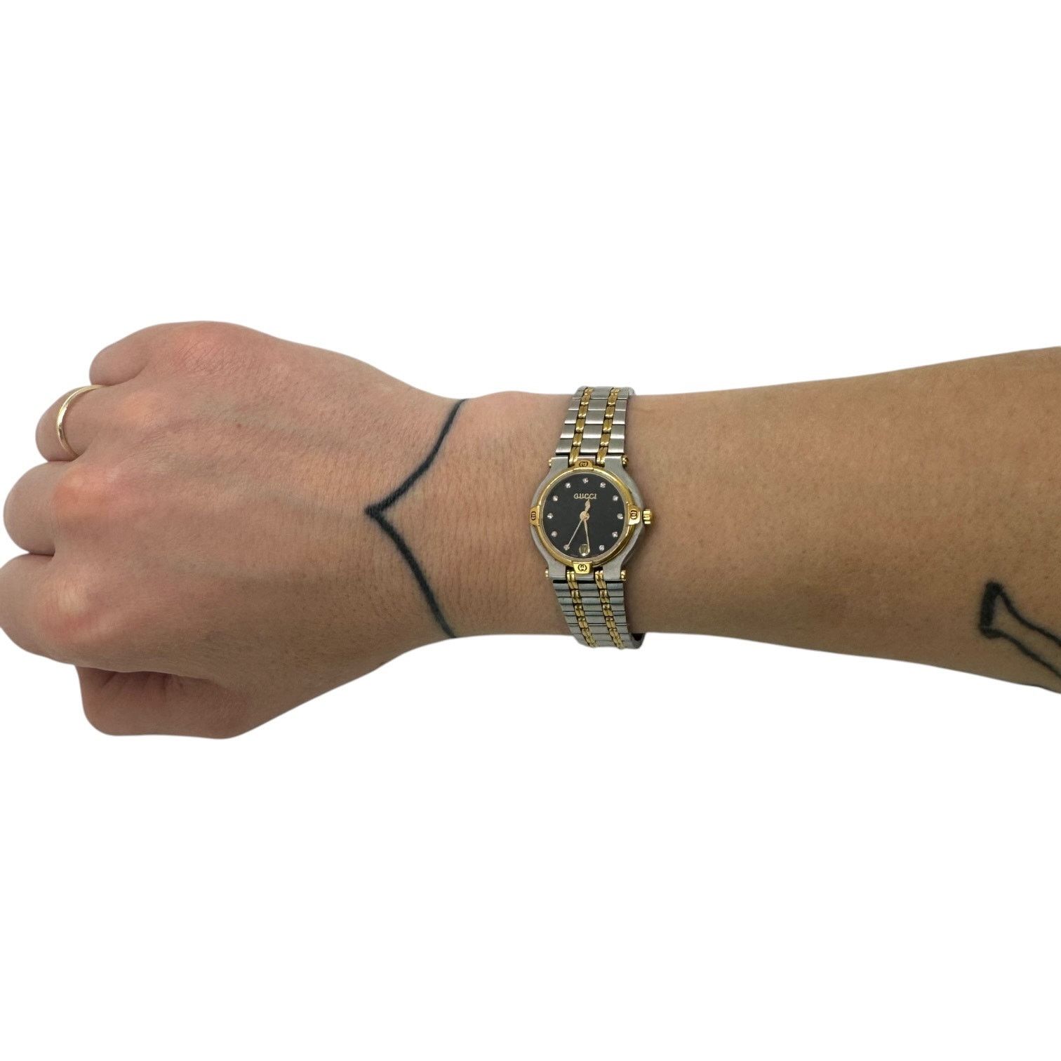 Gucci Gucci Vintage 9000L Diamond Watch Size ONE SIZE - 2 Thumbnail