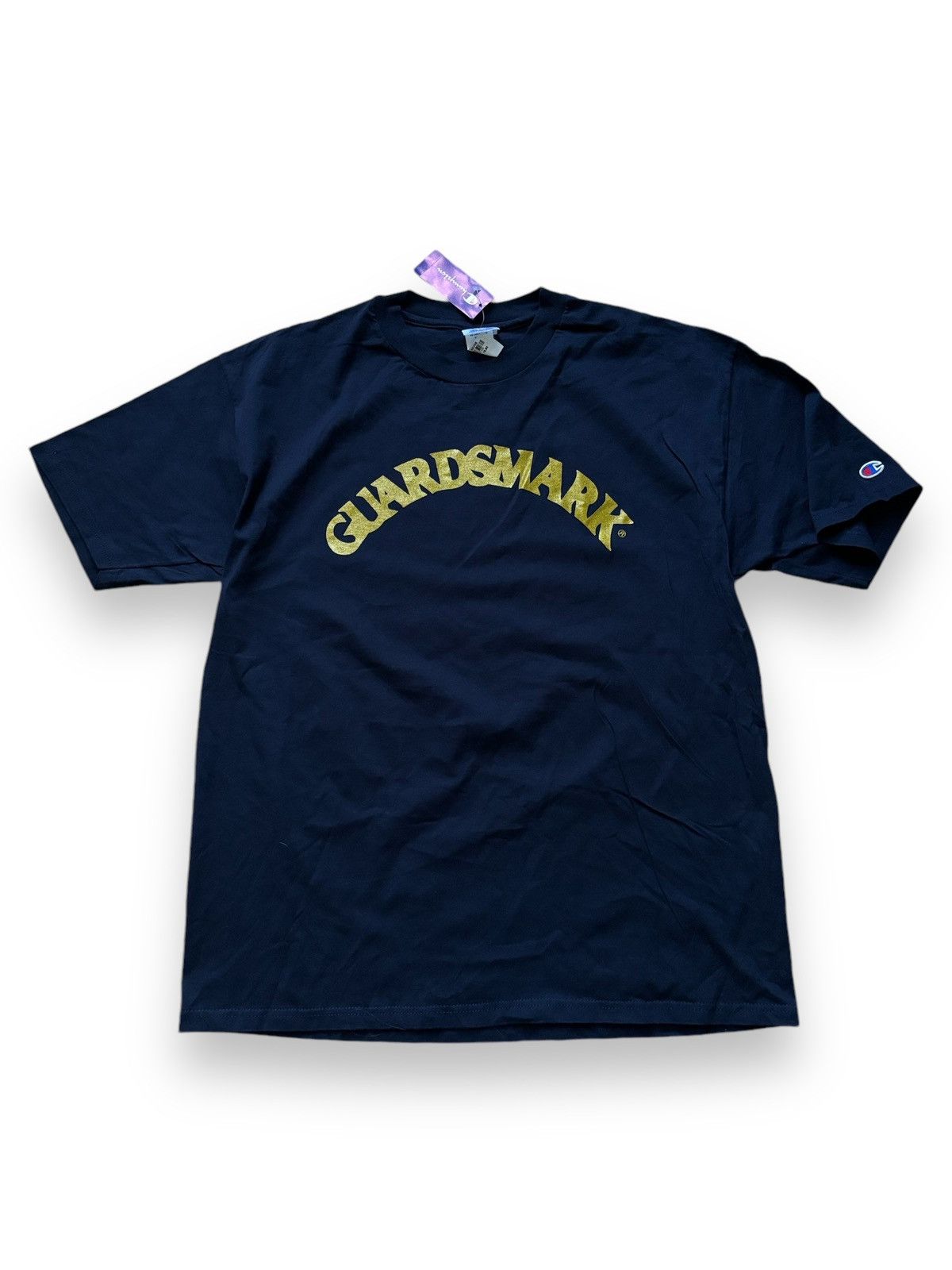 Band Tees × Champion × Vintage BNWT Vintage 2000s Champion Guardsmark tee t-shirt Size US XL / EU 56 / 4 - 1 Thumbnail