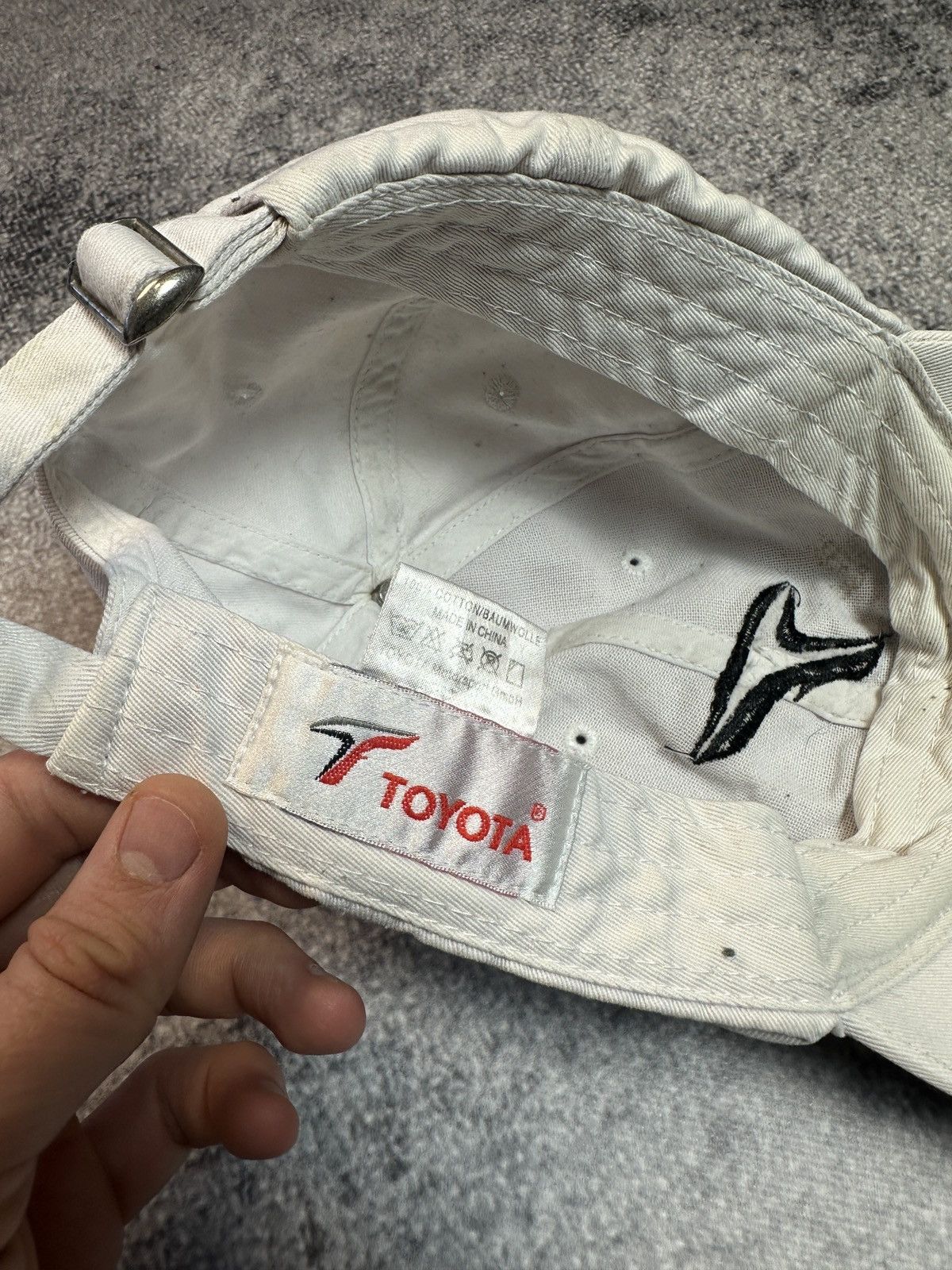 Japanese Brand Vintage Toyota Logo Cap Streetwear Style USA Racing Rare Size ONE SIZE - 3 Thumbnail