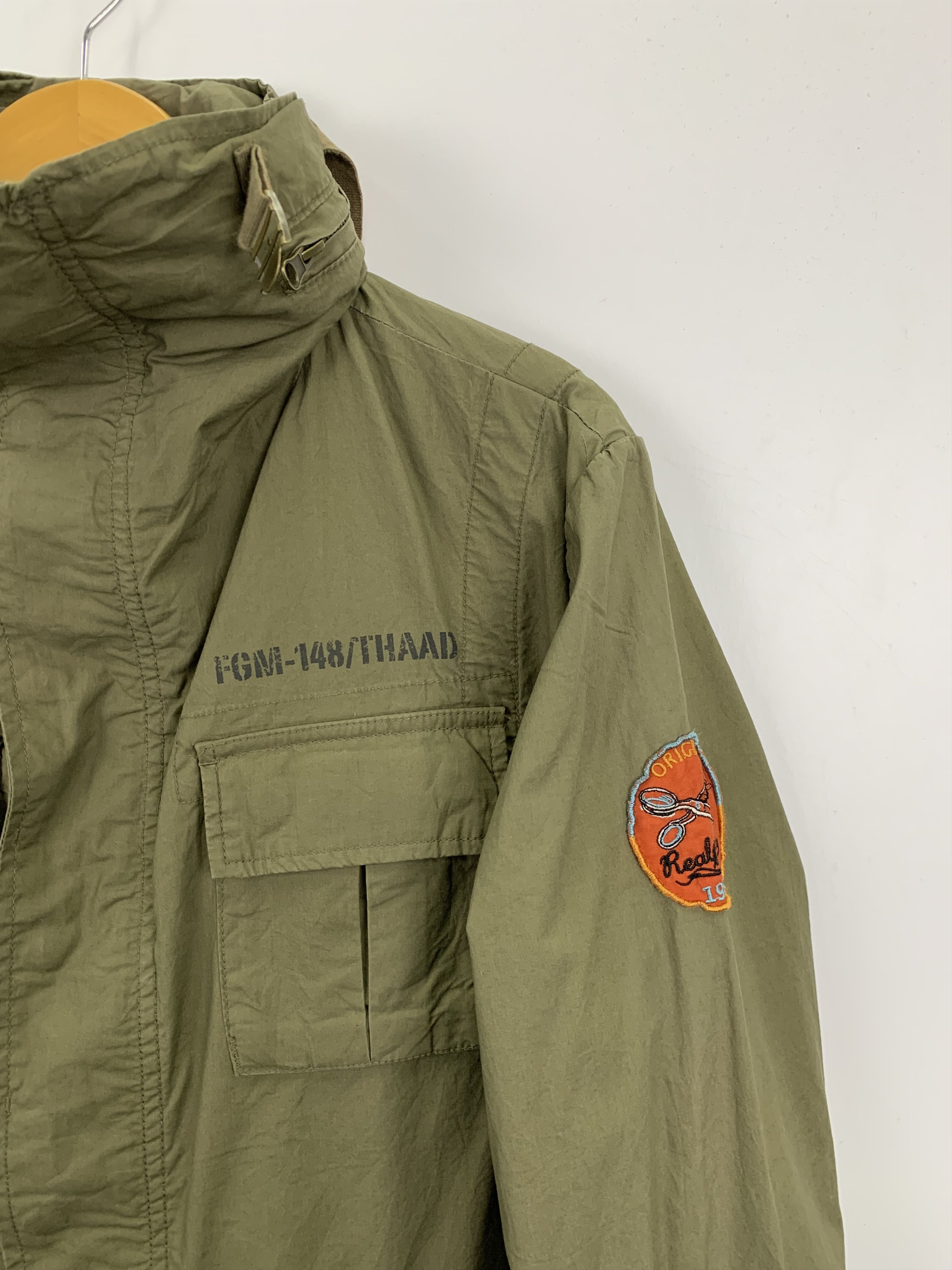 Vintage Vintage Real Crush Military Denim Jacket Patches J0905 Size US M / EU 48-50 / 2 - 7 Thumbnail