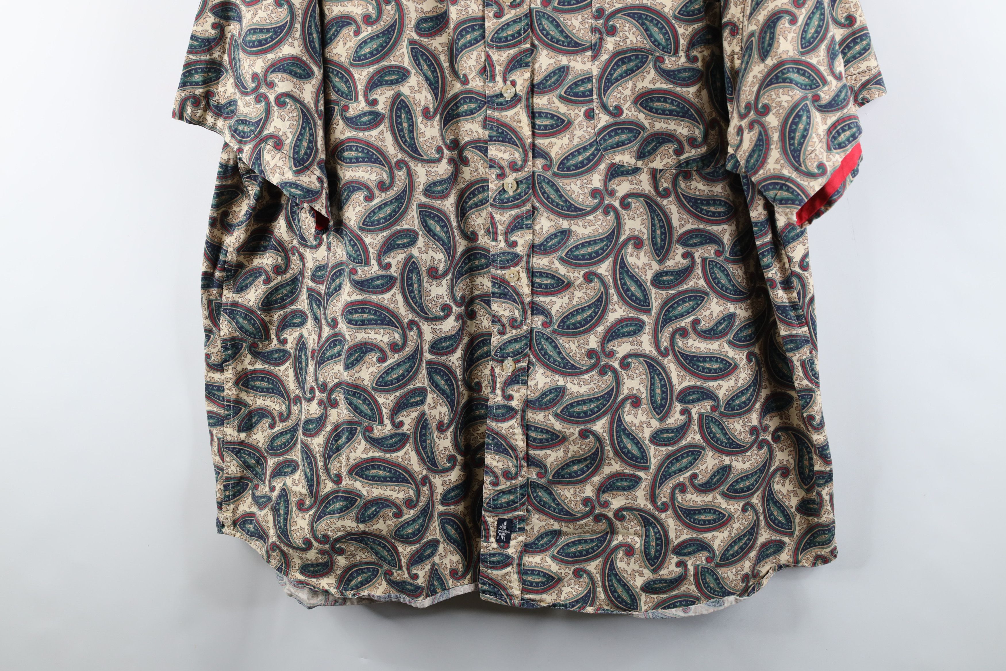Vintage Vintage 90s Streetwear Short Sleeve Collared Button Shirt Size US XXL / EU 58 / 5 - 3 Thumbnail