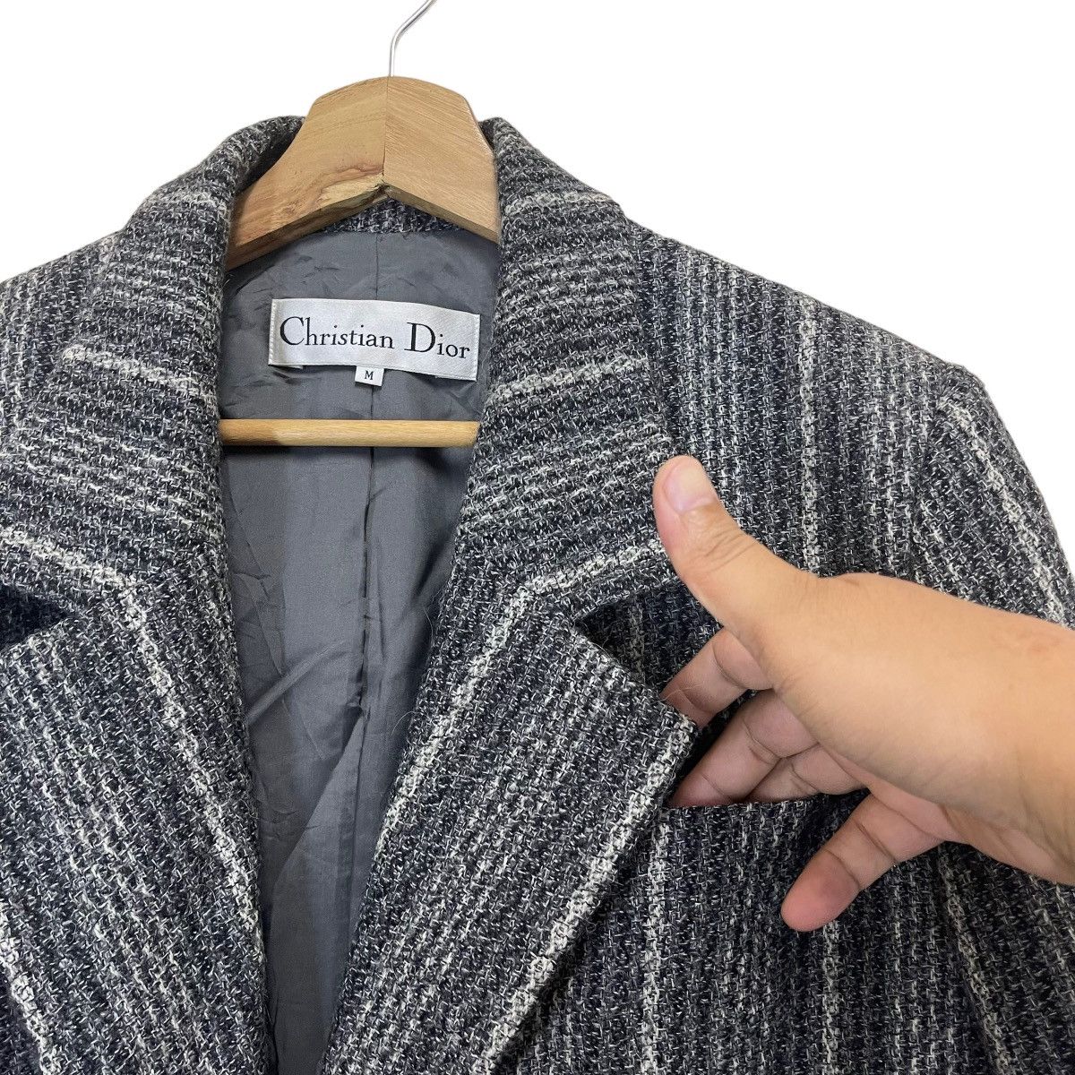 Christian Dior Monsieur Vintage 90s Christian Dior Button Coat Blazer Size US M / EU 48-50 / 2 - 5 Thumbnail