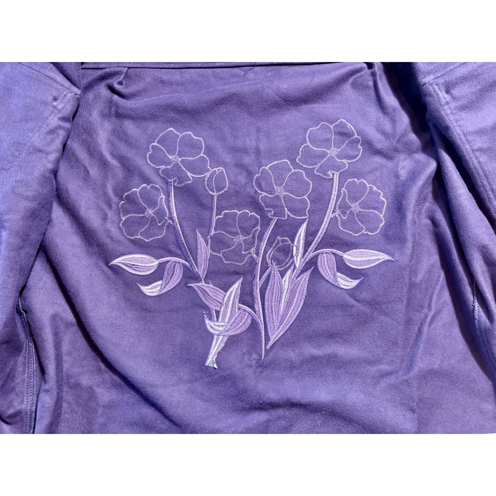 Other No One LA Purple “Respite” Floral Shirt Jacket Men’s XL RARE Size US XL / EU 56 / 4 - 5 Thumbnail
