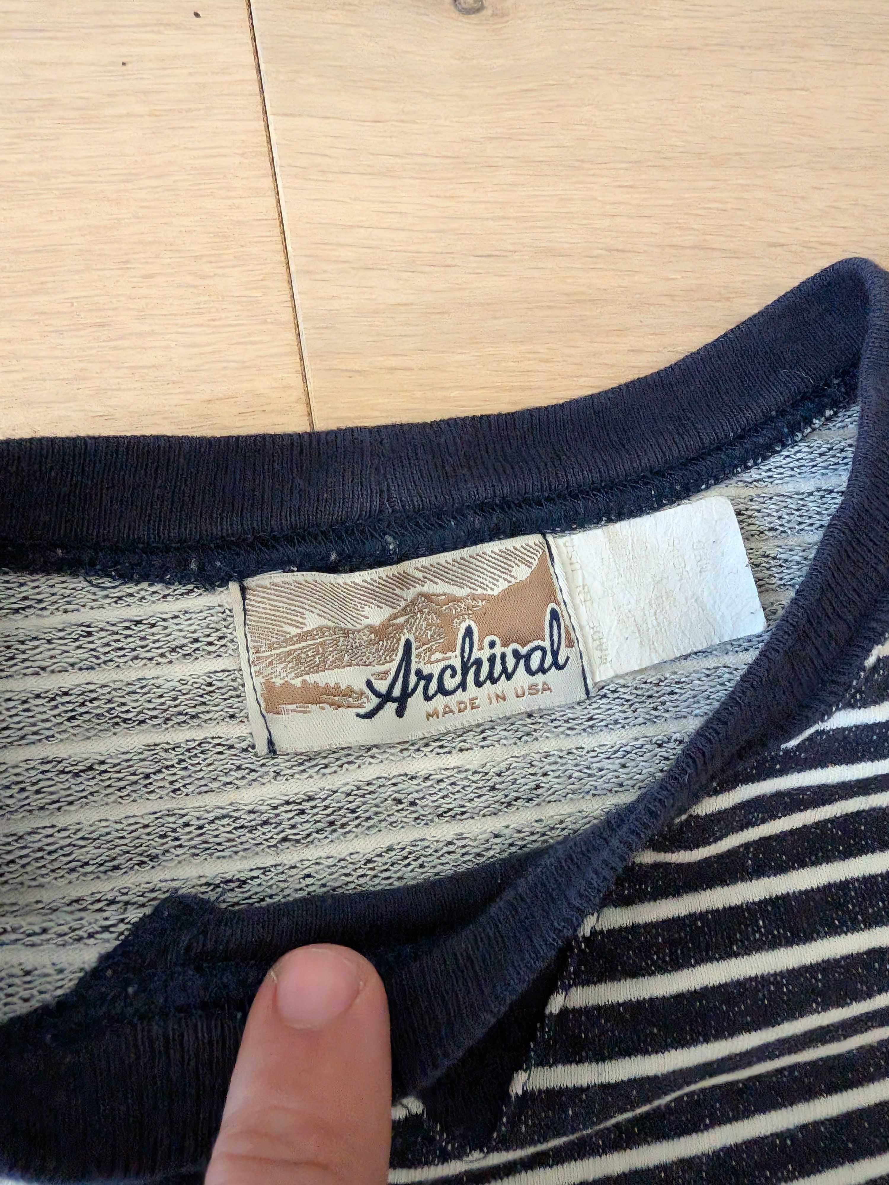 Other Made in USA - Archival Clothing - Nautical Shirt - SZ L Size US M / EU 48-50 / 2 - 4 Thumbnail