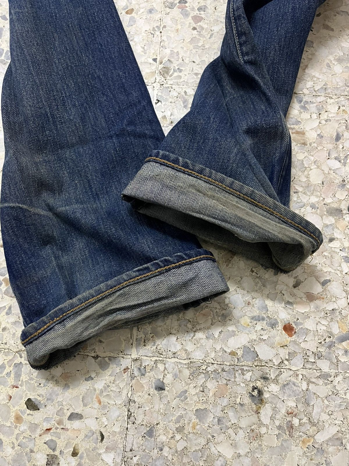 Levi's Distressed Levis 501 white oak cone denim Size US 36 / EU 52 - 13 Thumbnail