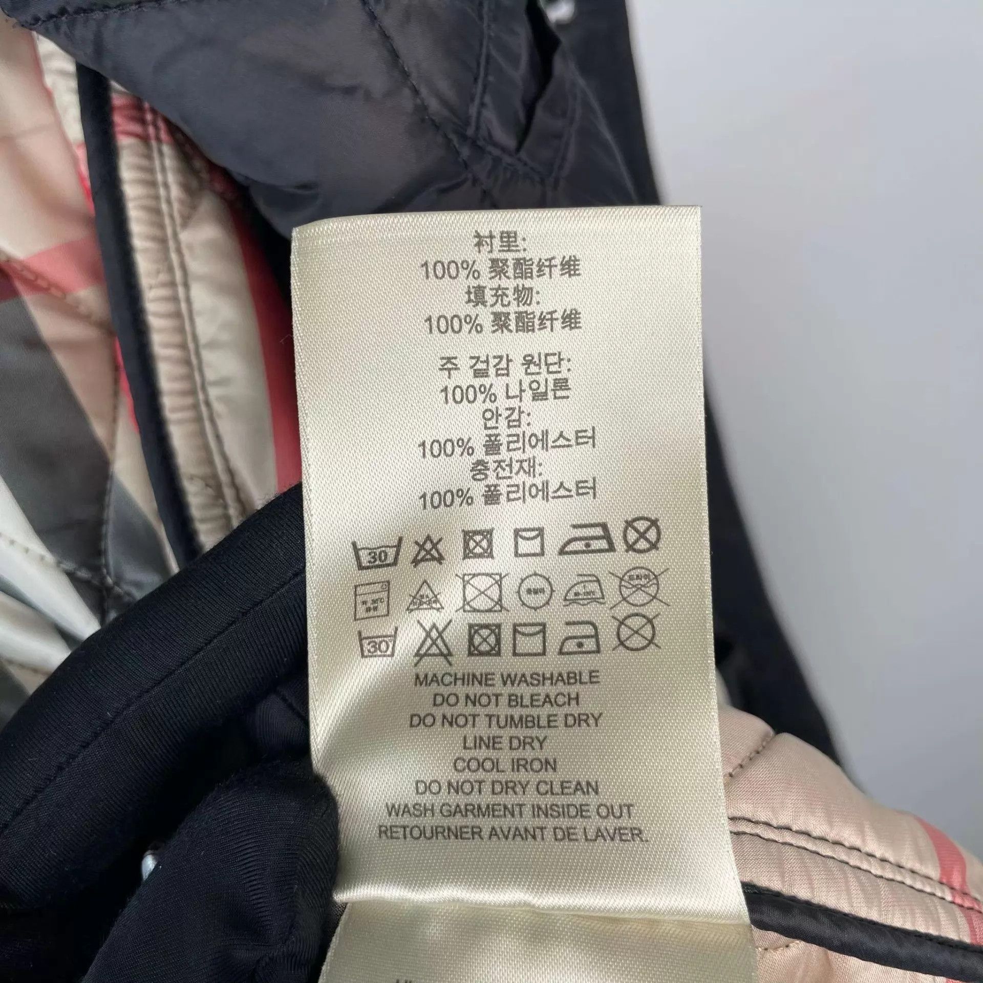 Burberry Burberry Check Lined Cotton Puffer Jacket Black 36 Size XS / US 0-2 / IT 36-38 - 6 Thumbnail