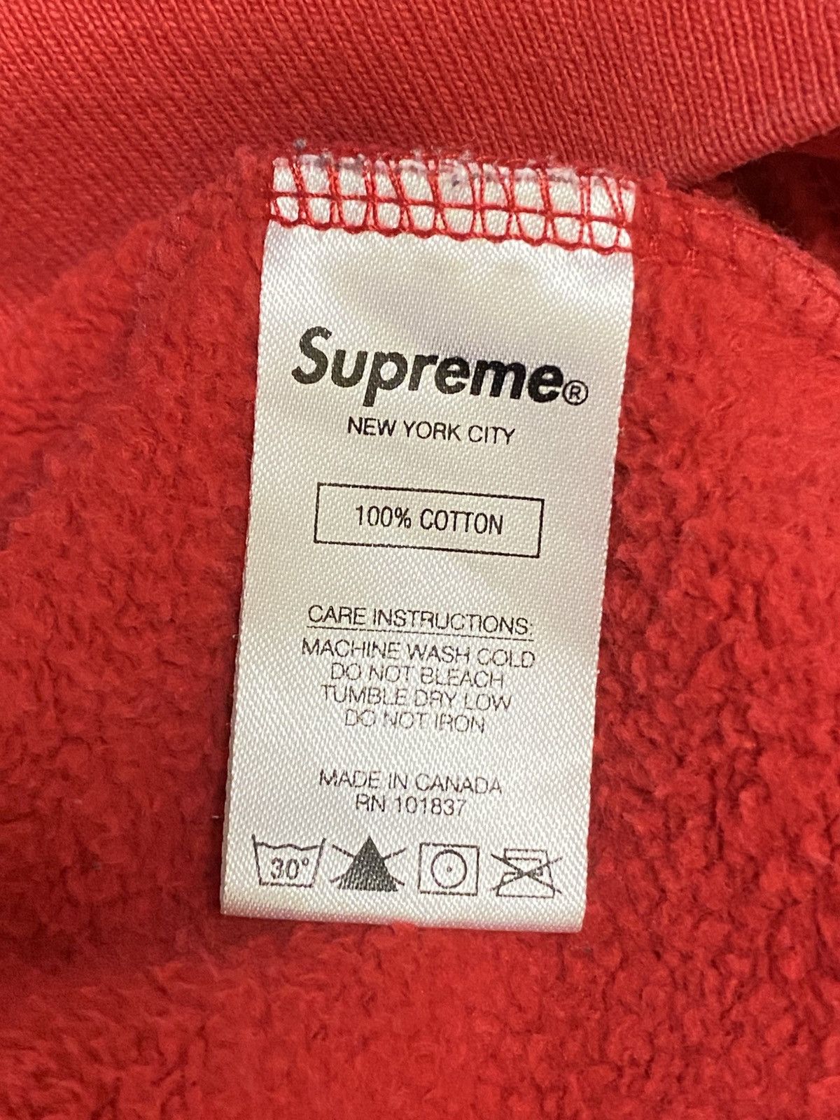 Supreme Supreme Velvet Underground FW19 Pullover Hoodie Red Size XL Size US XL / EU 56 / 4 - 8 Thumbnail