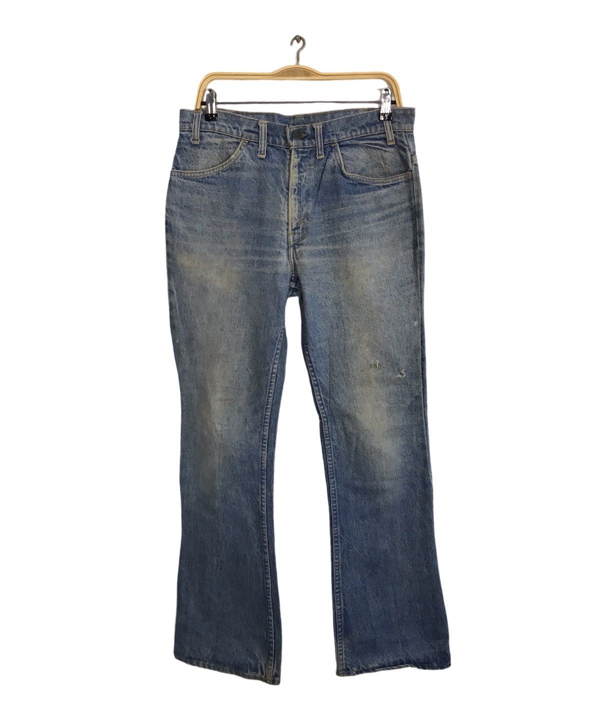 Levi's Vintage Clothing Distressed Levi's Strauss Zipper Indigo Denim Orange Tab Size US 31 - 2 Thumbnail