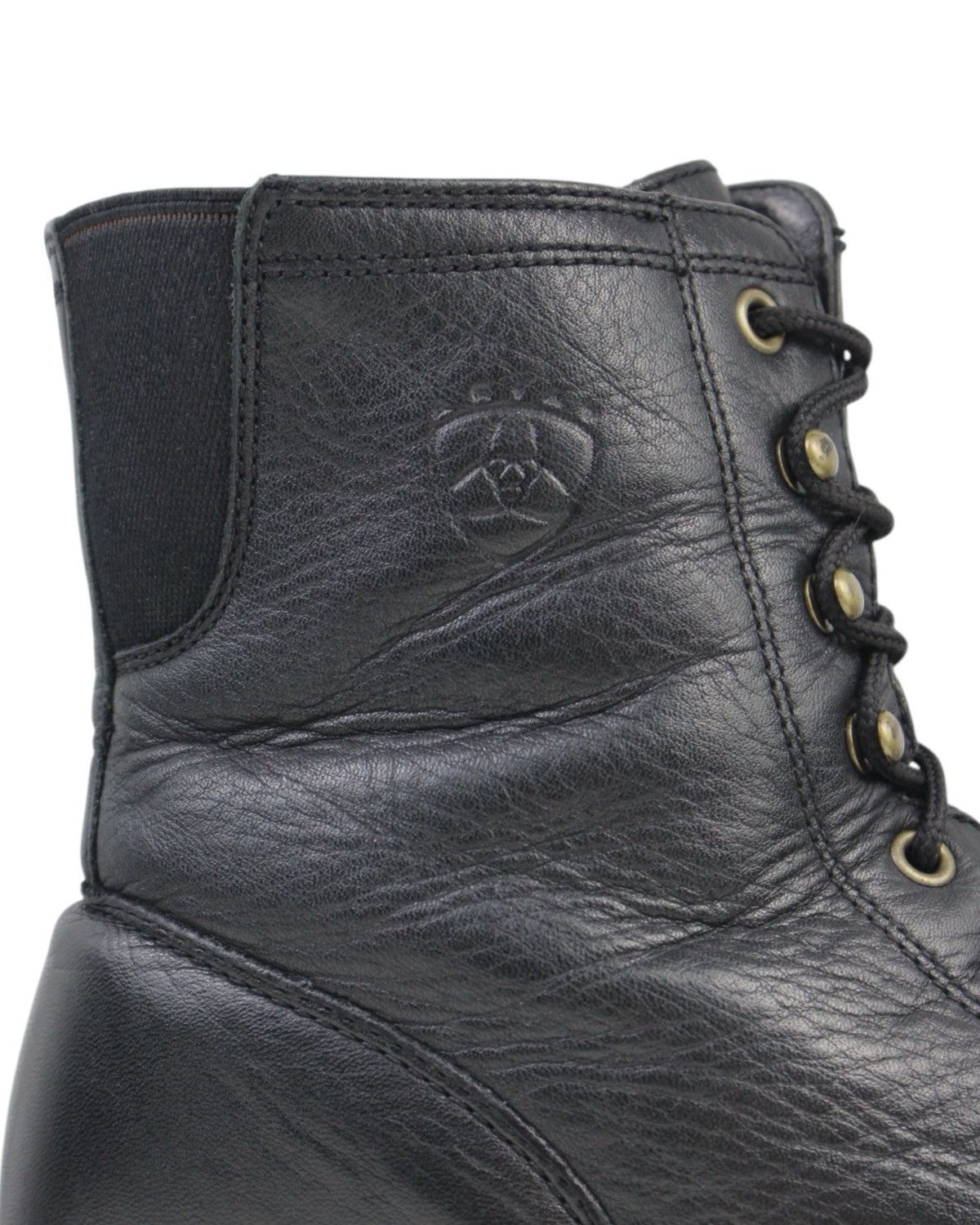 Vintage ARIAT HERITAGE BLACK LEATHER LACE-UP EQUESTRIAN PADDOCK BOOT Size US 8 / EU 41 - 6 Thumbnail