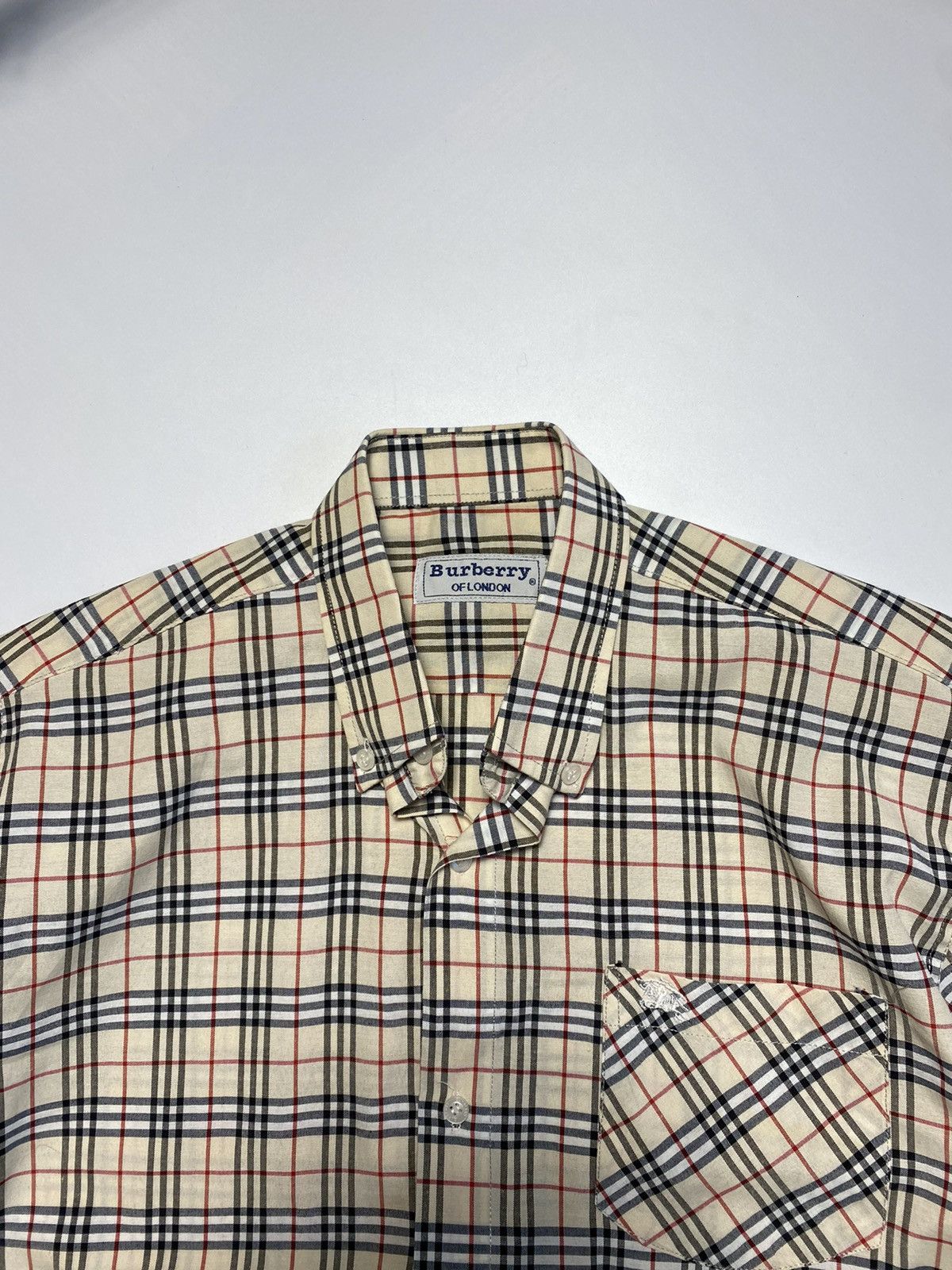 Burberry Vintage Burberry nova check hawaii shirt size S Size US S / EU 44-46 / 1 - 3 Thumbnail