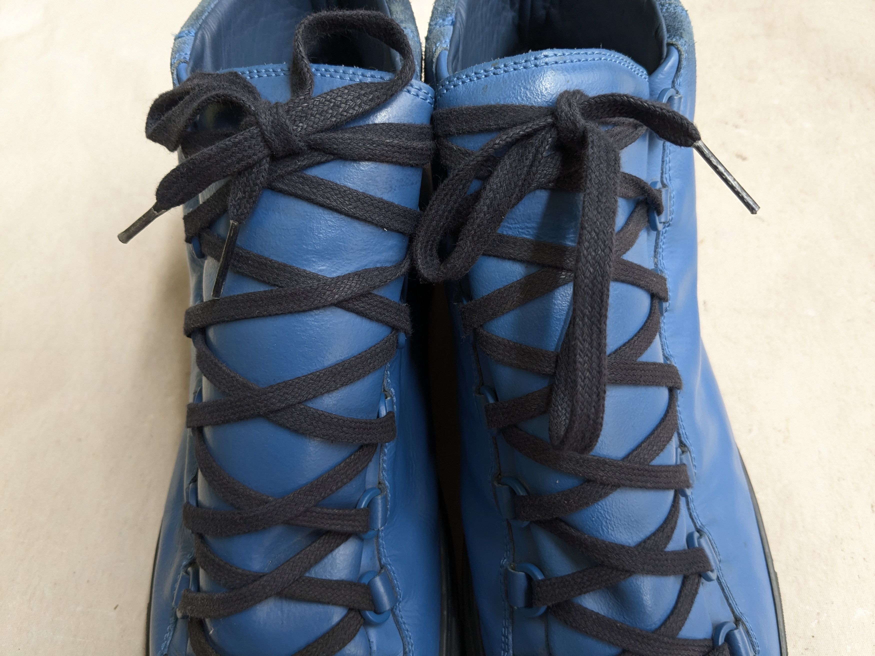 Balenciaga Balenciaga Arena Blue 13 High Tops Suede Size US 13 / EU 46 - 2 Thumbnail