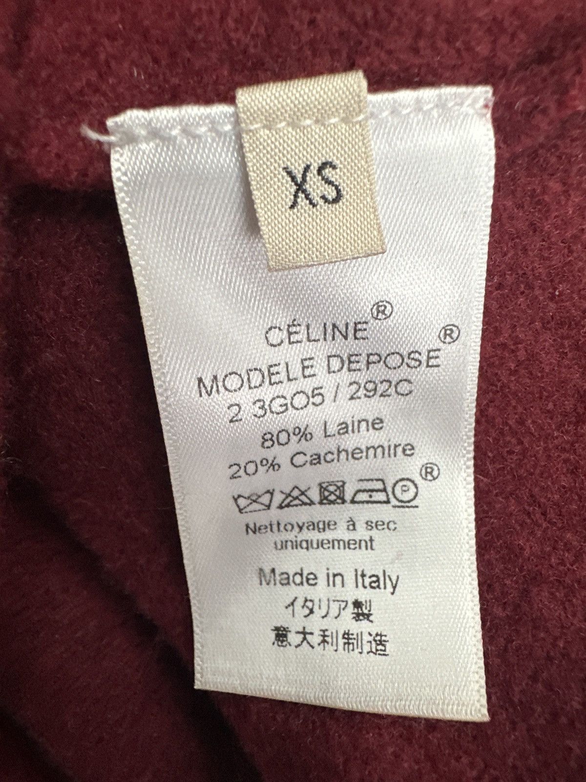 Celine Celine 2018 Phoebe Philo Hooded Cashmere & Wool Sweater Size XS / US 0-2 / IT 36-38 - 5 Thumbnail