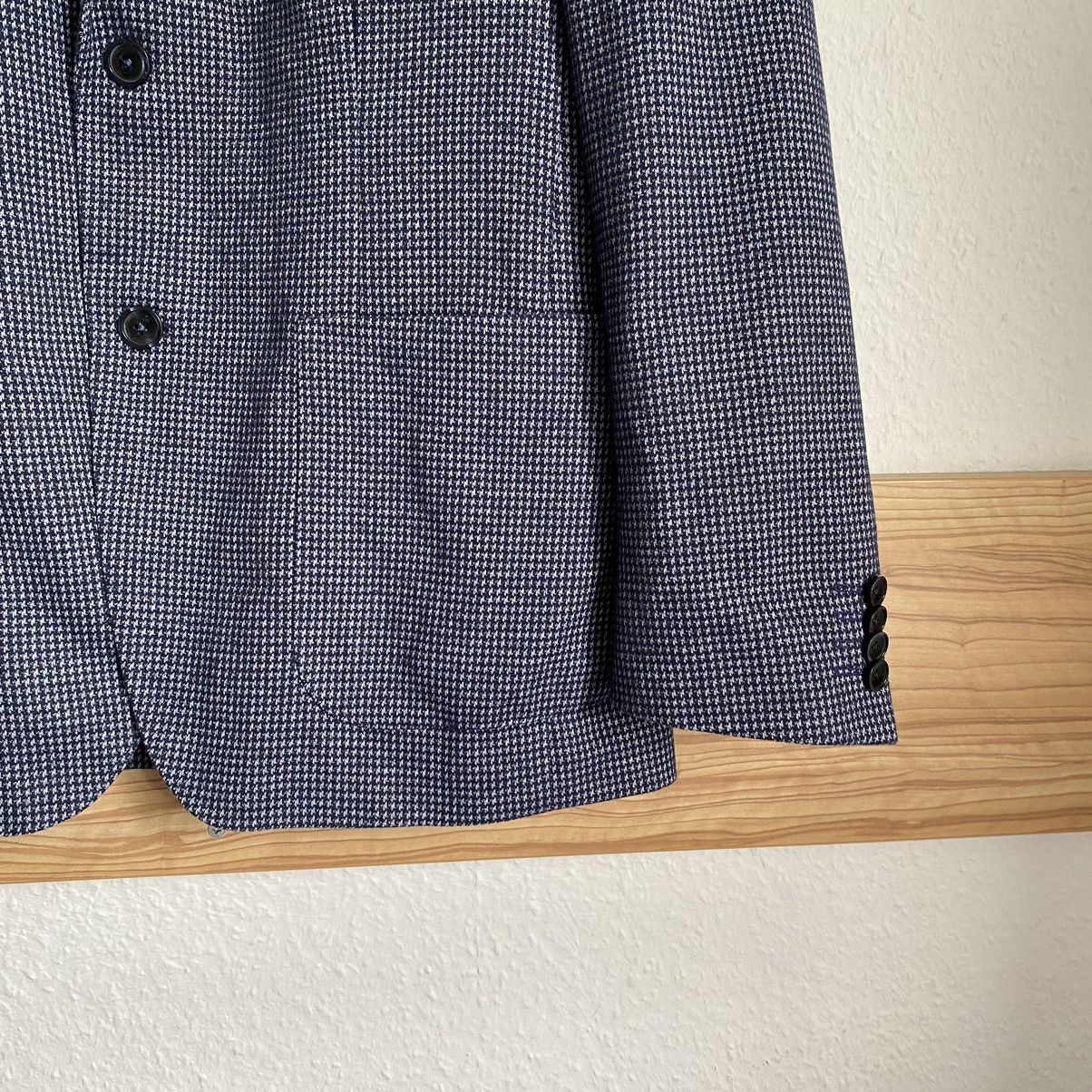 Suitsupply Blazer Louis Copeland Gray/Purple Size 50L - 5 Thumbnail