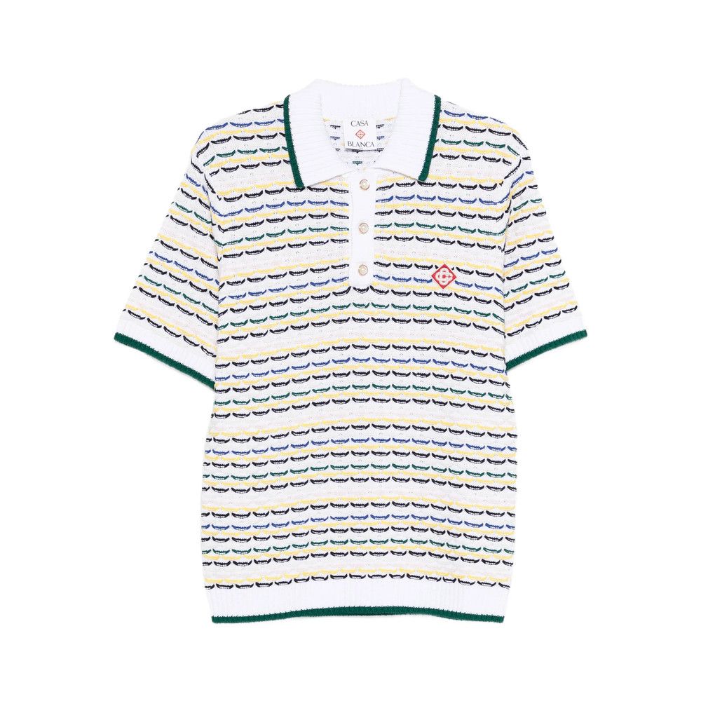 Casablanca Casablanca WHITE Polo Shirts Size US M / EU 48-50 / 2 - 1 Thumbnail