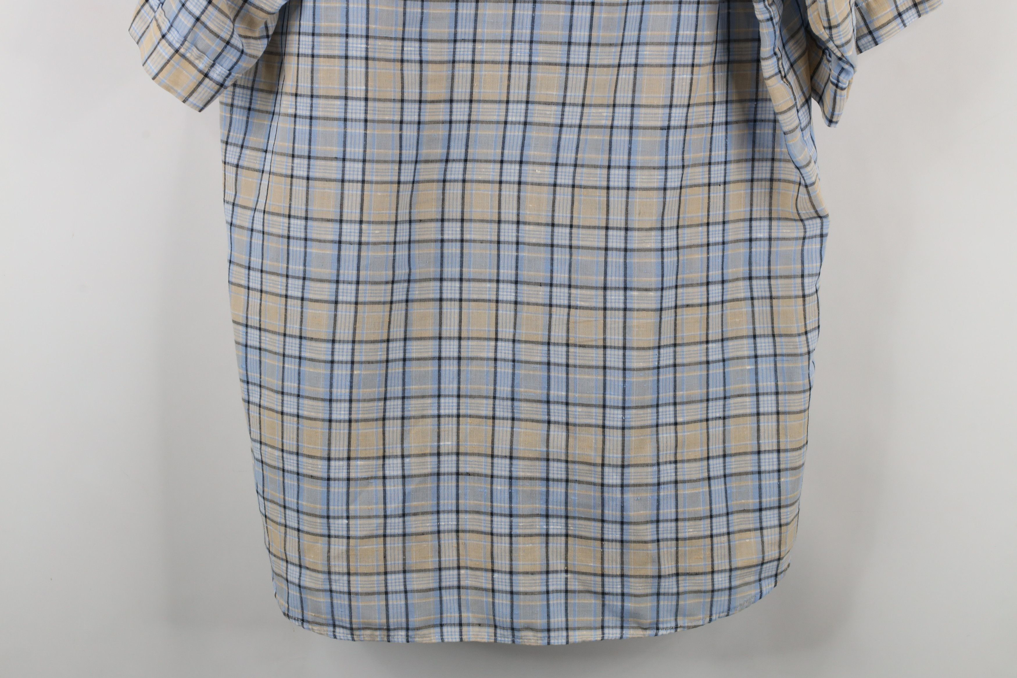 Levi's × Vintage Vintage 80s Levis Sheer Short Sleeve Button Down Shirt USA Size US L / EU 52-54 / 3 - 10 Thumbnail