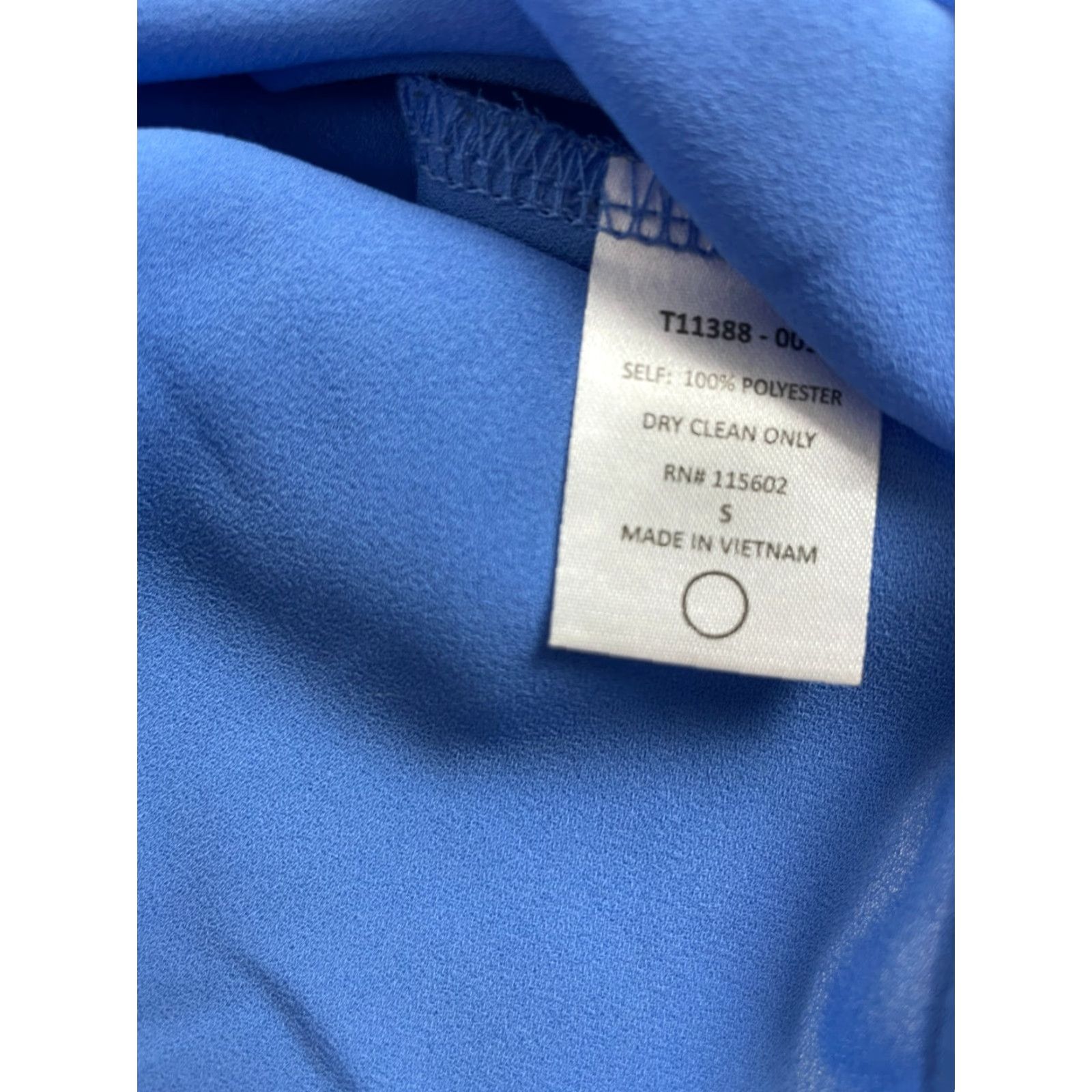 Vintage Lush Blouse Women's Size Small Blue Sleeveless Slit 1/4 Zip Back NWT Shirt Womens Size S / US 4 / IT 40 - 7 Thumbnail