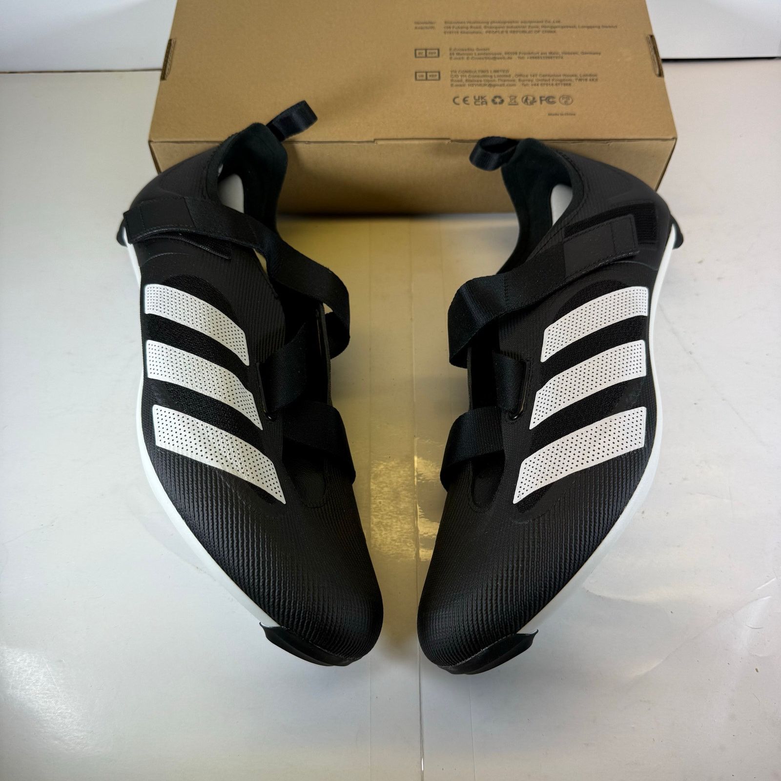 Adidas Adidas Indoor Cycling Shoes Black/White GX6544 Size 12 Men Size US 12 / EU 45 - 5 Thumbnail