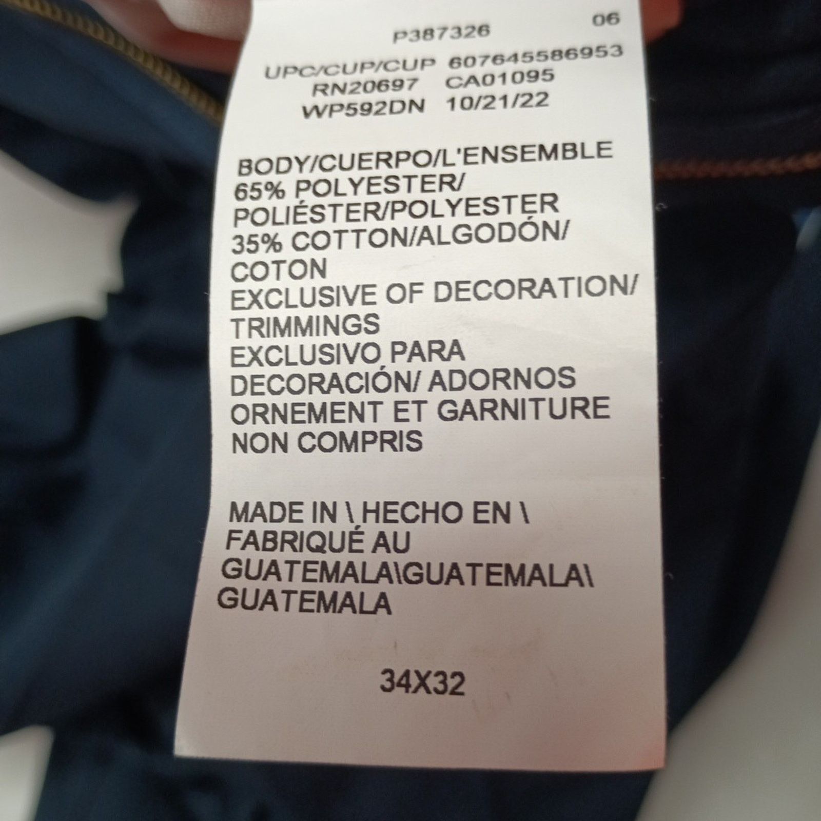 Dickies Dickies Cargo Pants Men's Size 34x32 Blue Relaxed Fit Size US 34 / EU 50 - 5 Thumbnail