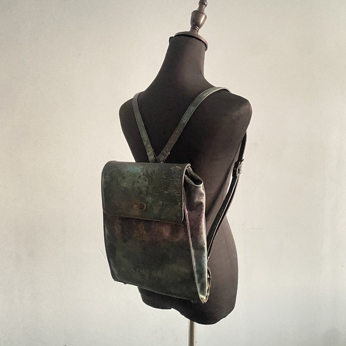 Jean Paul Gaultier 1995 Jean Paul Gaultier Cyber Rust Bagpack Size ONE SIZE - 1 Thumbnail