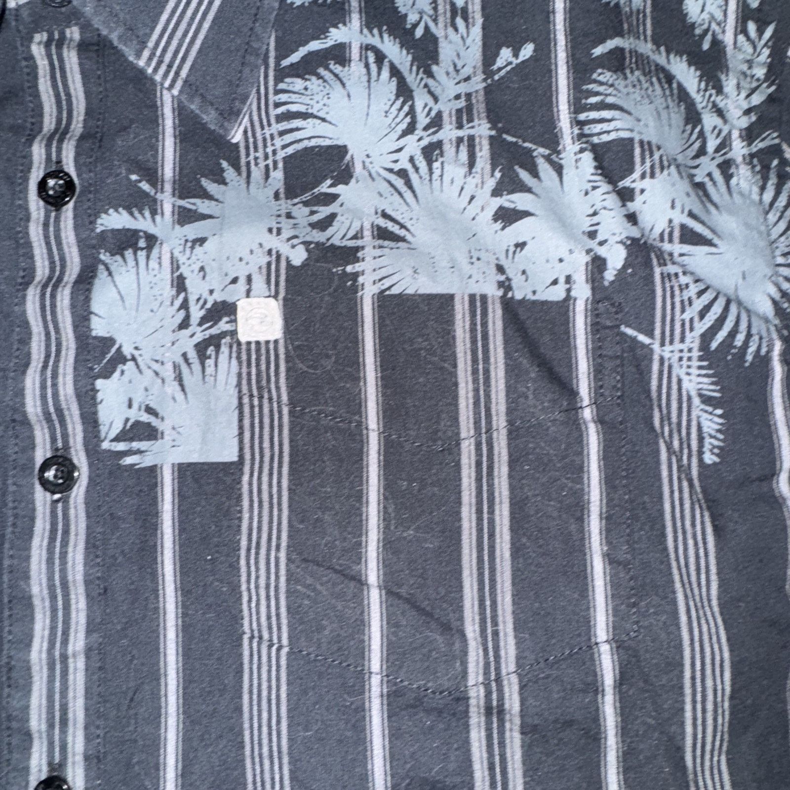 Billabong × Vintage Vintage Billabong Y2K SS Button Up Shirt Black 24x28 XL Size US XL / EU 56 / 4 - 3 Thumbnail