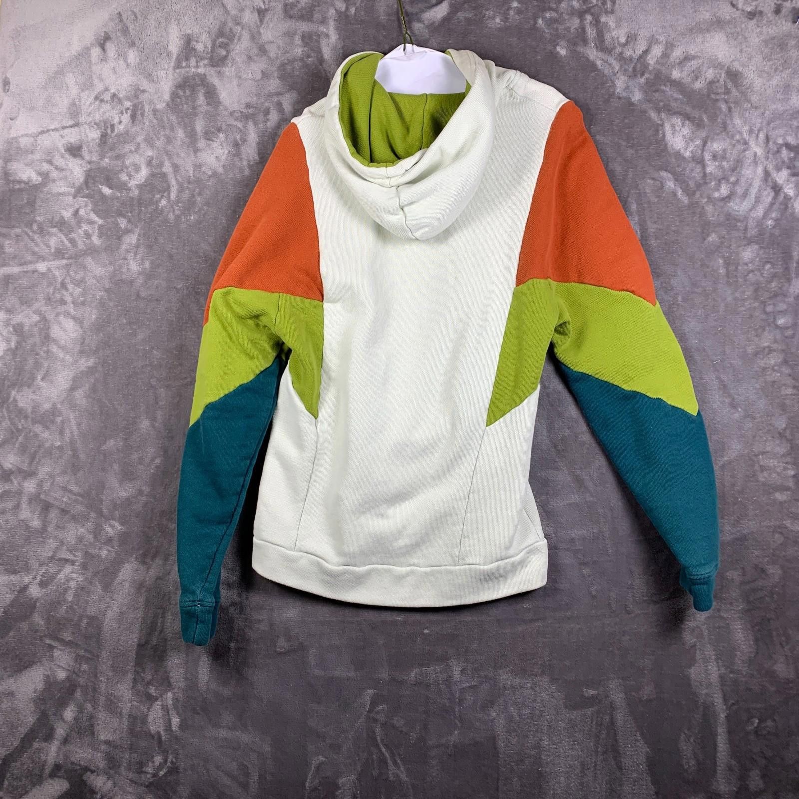 Urban Outfitters Mens Urban Outfitters Hoodie Small White Color Block (298) Size US S / EU 44-46 / 1 - 3 Thumbnail