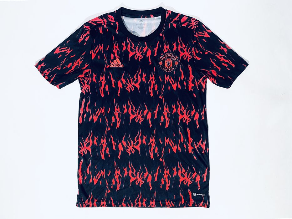 Adidas Manchester United PreMatch Warm Up Jersey Shirt 2021 / 2022